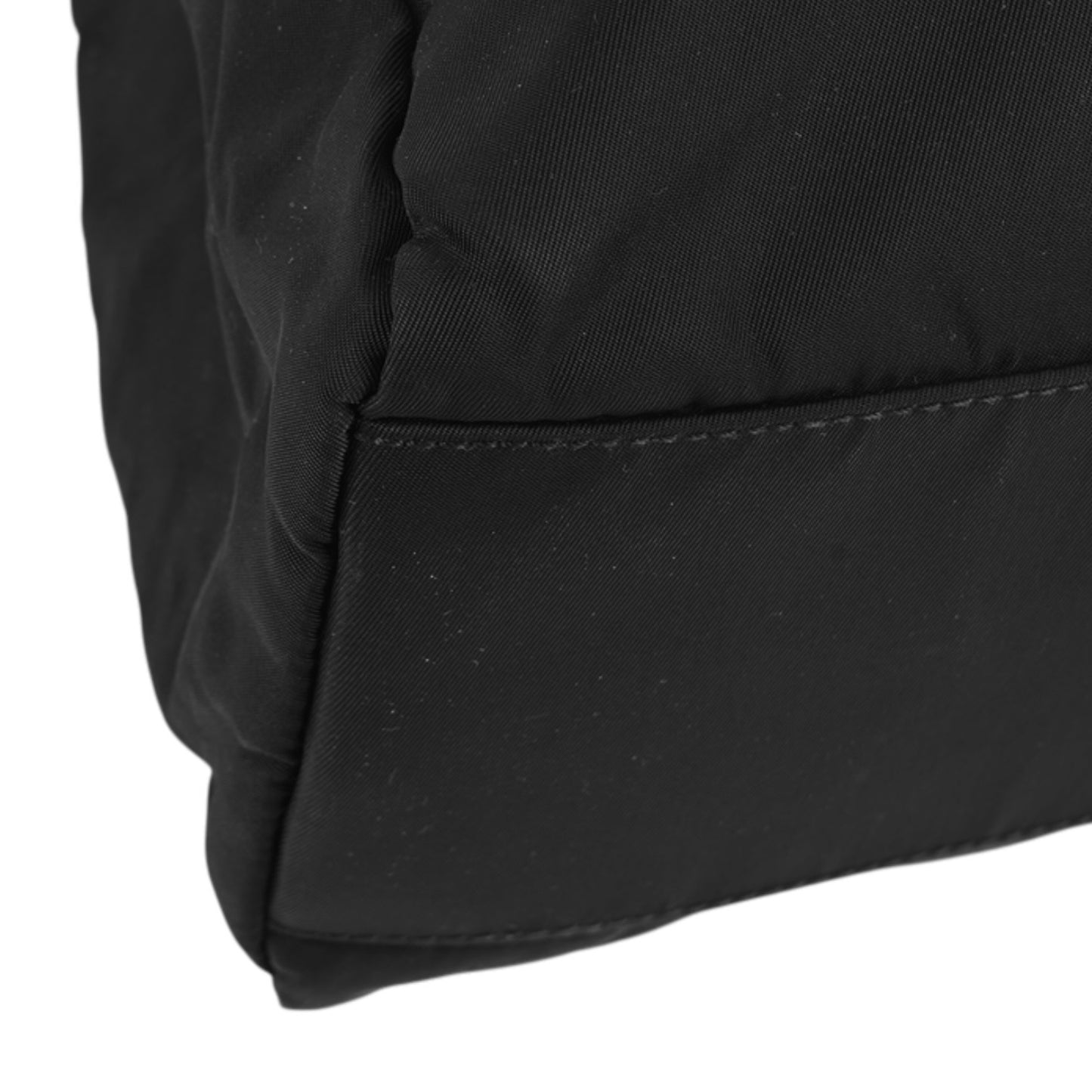 Prada Black Nylon Triangle Shoulder Bag