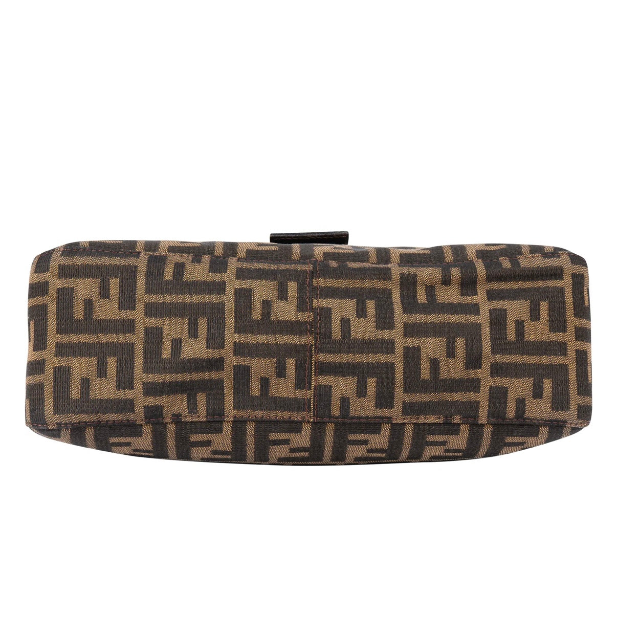 Fendi FF Monogram Baguette Buckle Shoulder Bag