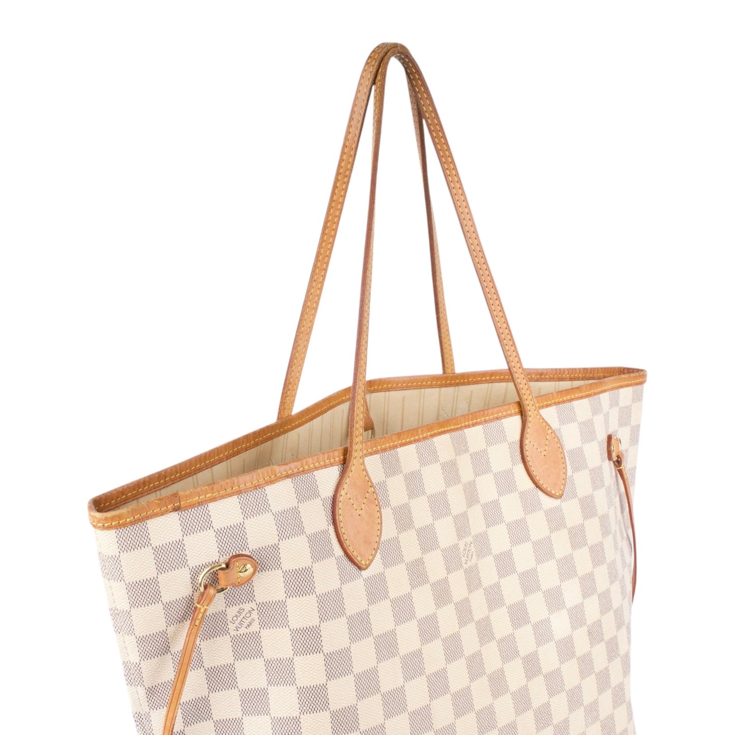 Louis Vuitton Damier Azur Neverfull MM Shopper Bag