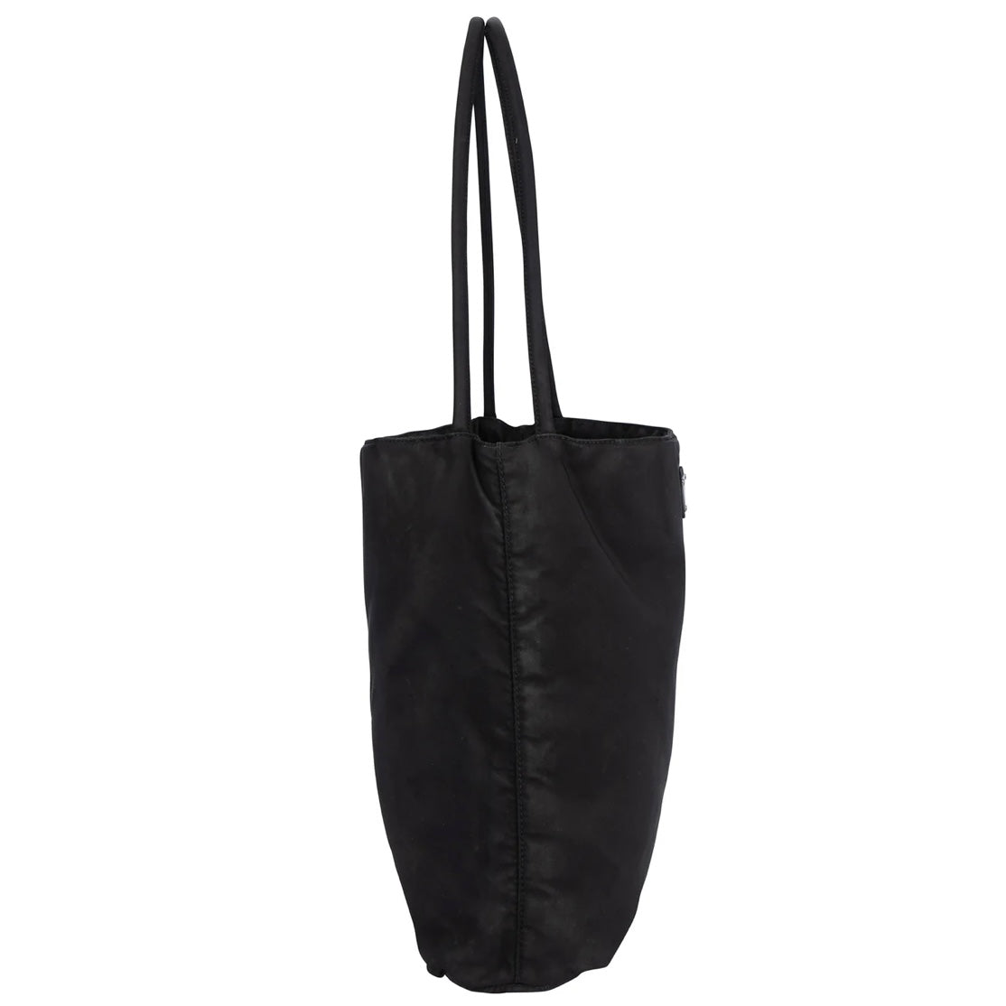 Prada Black Triangle Nylon Shoulder Bag