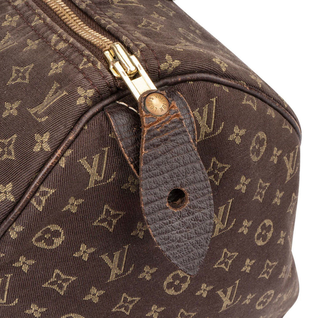 Louis Vuitton Mini Lin Monogram Speedy 30 Handbag