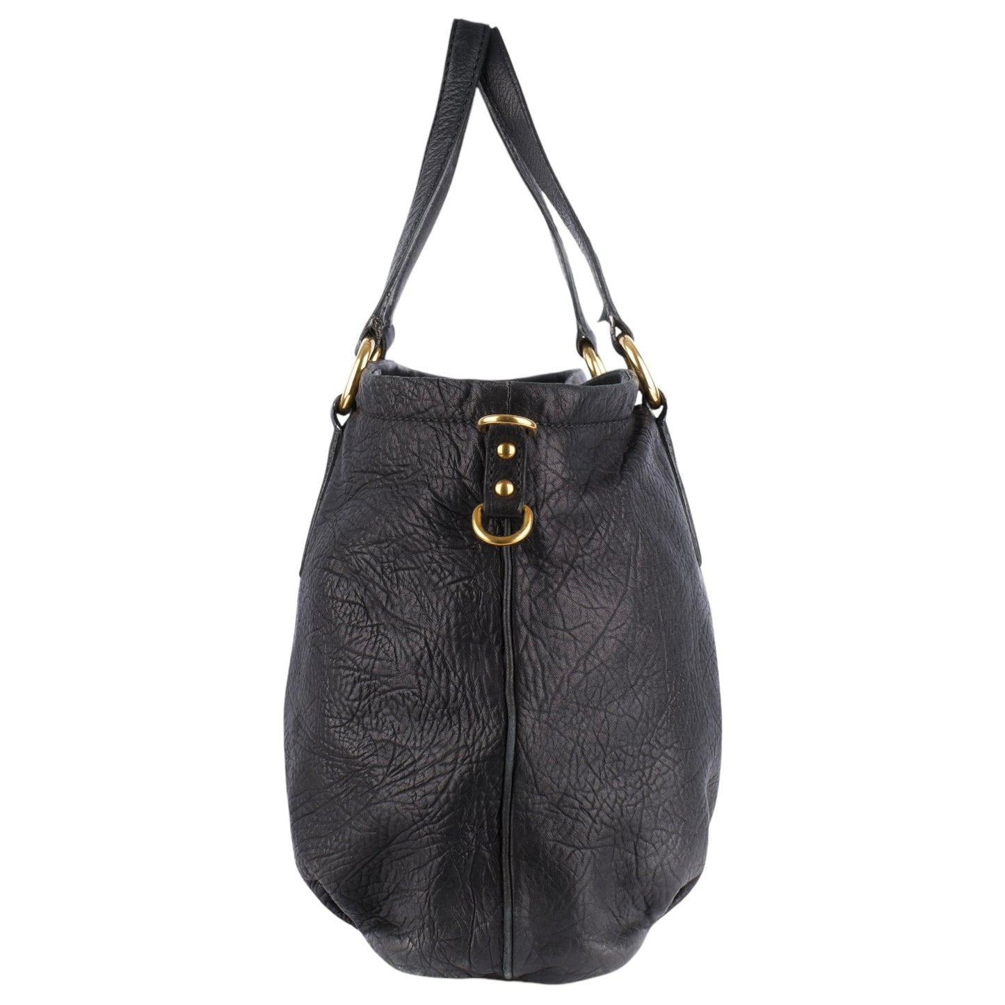 Miu Miu Vitello Leather Tote Bag