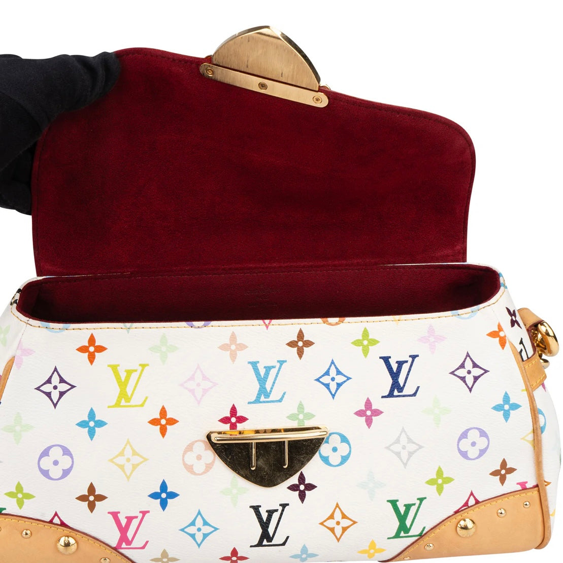 Louis Vuitton Murakami Multicolor Beverly MM Handbag