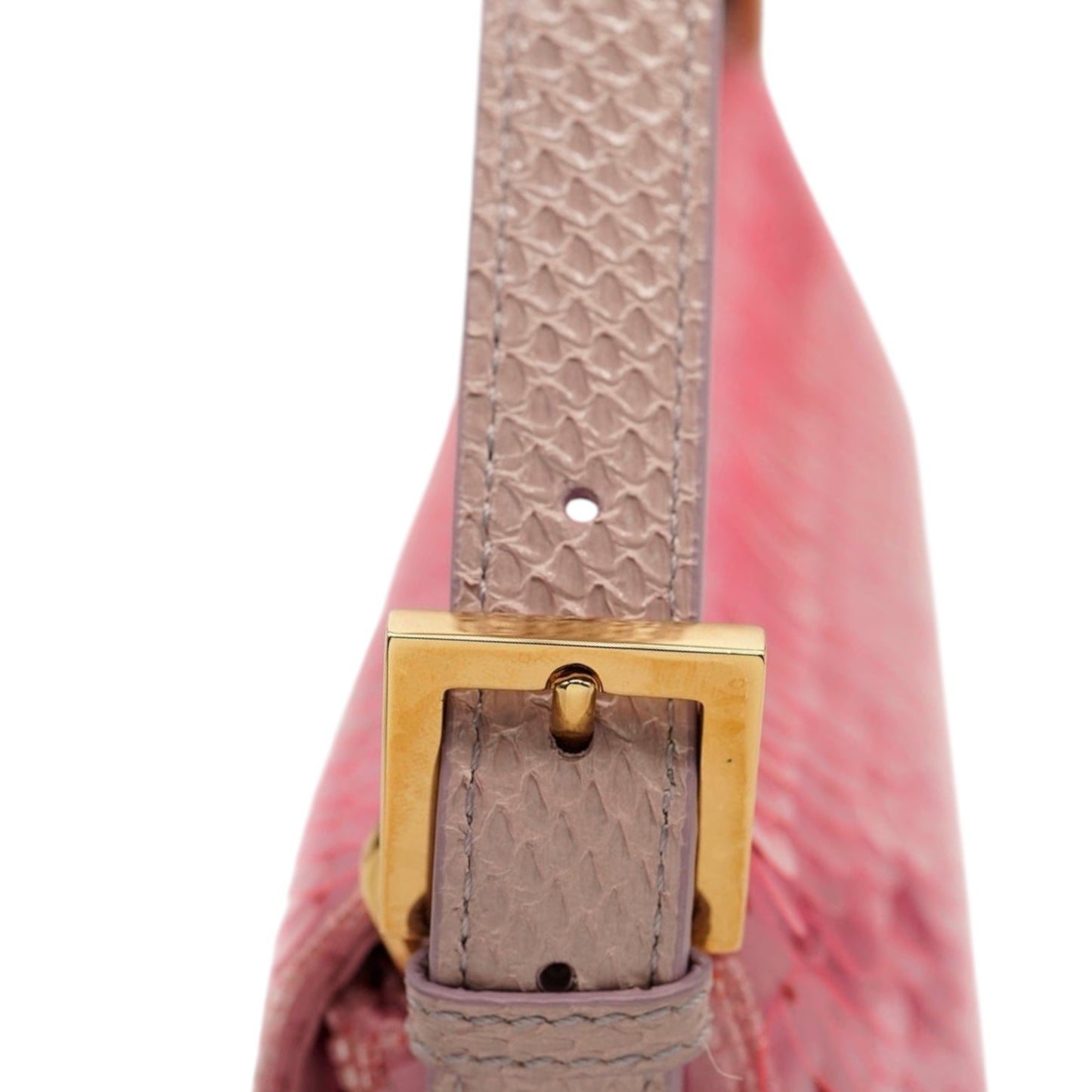 Fendi Pink Sequin Baguette Bag