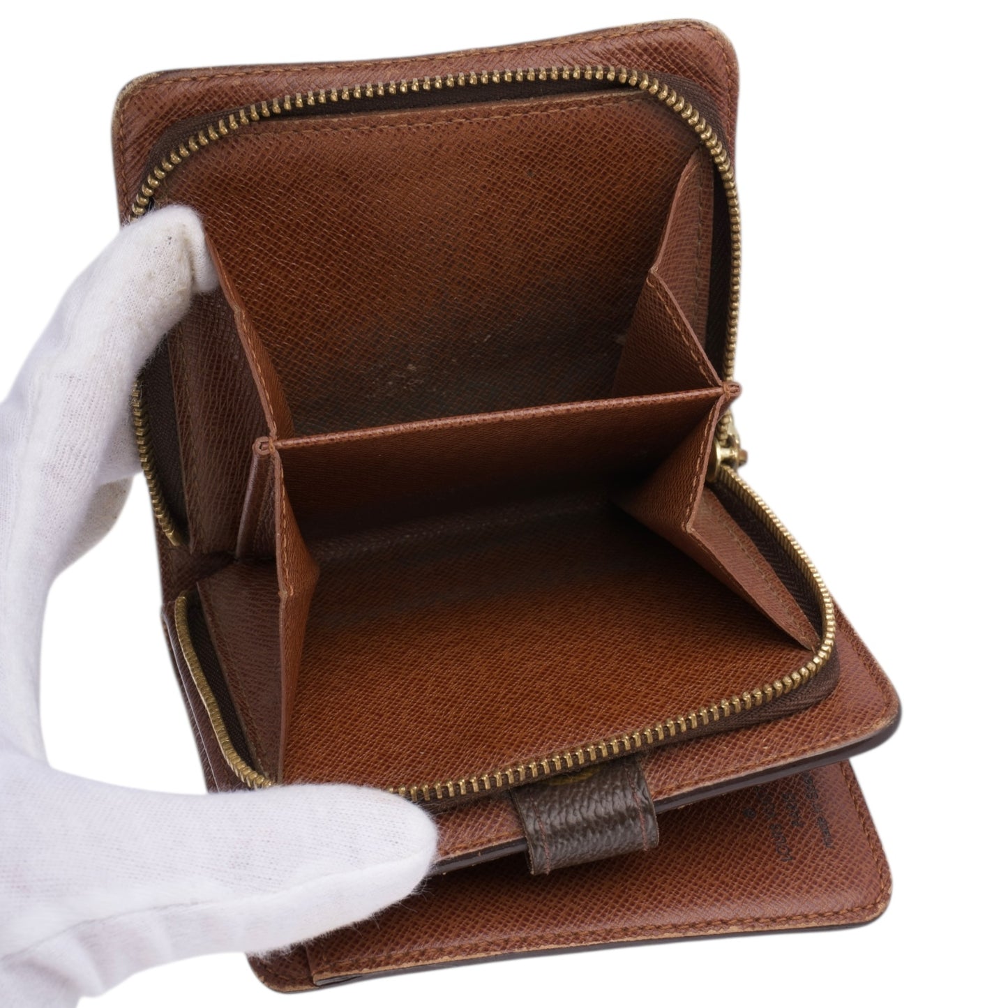 Louis Vuitton Canvas Monogram Clip Wallet