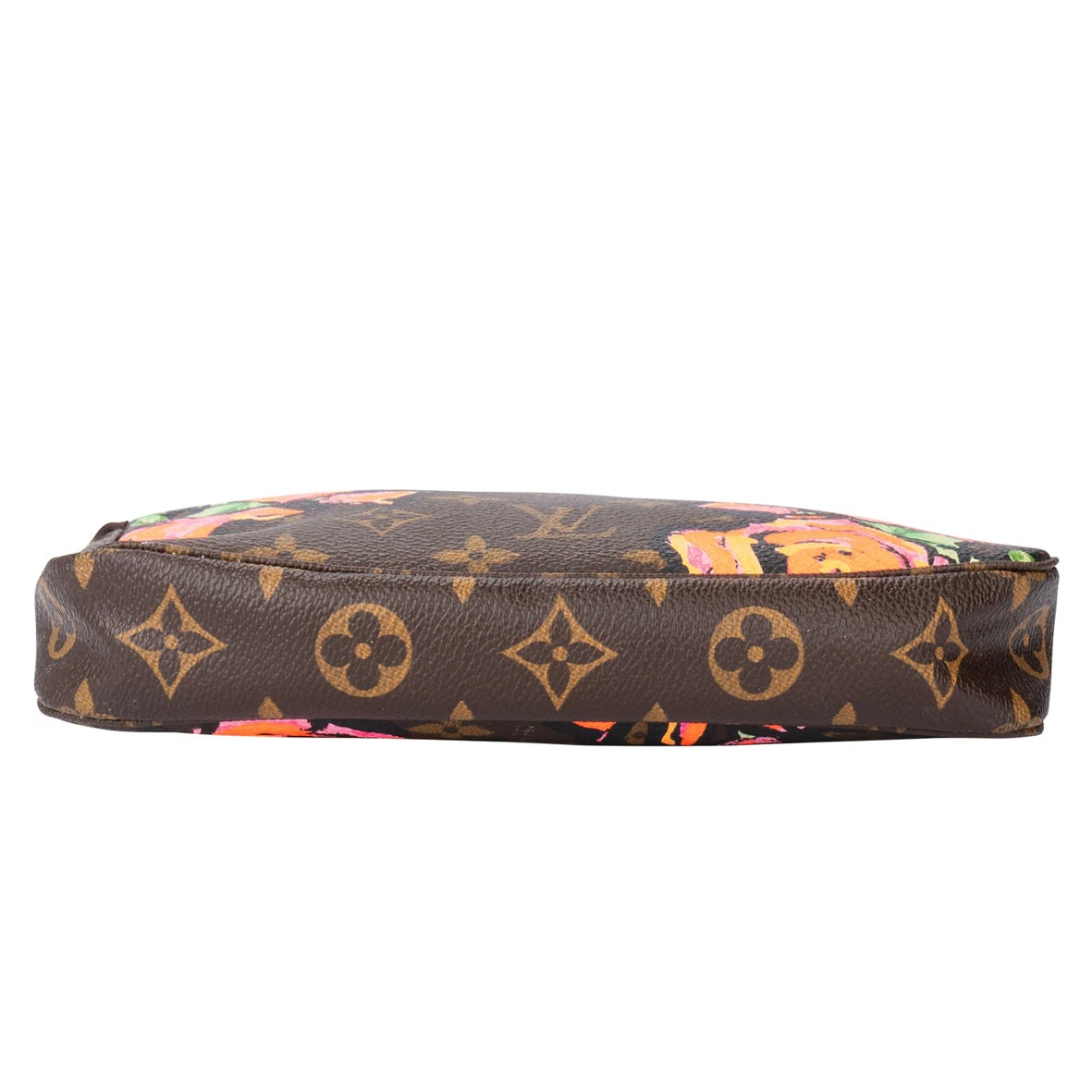 Louis Vuitton Roses Canvas Mongram Pochette Accessory Handbag