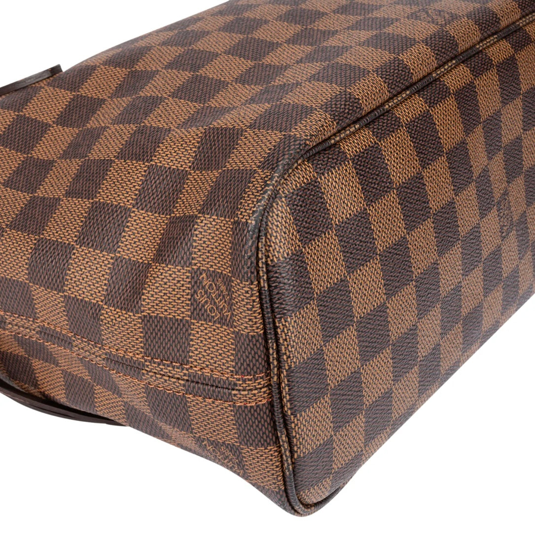 Louis Vuitton Damier Ebene Monogram Neverfull PM Handbag