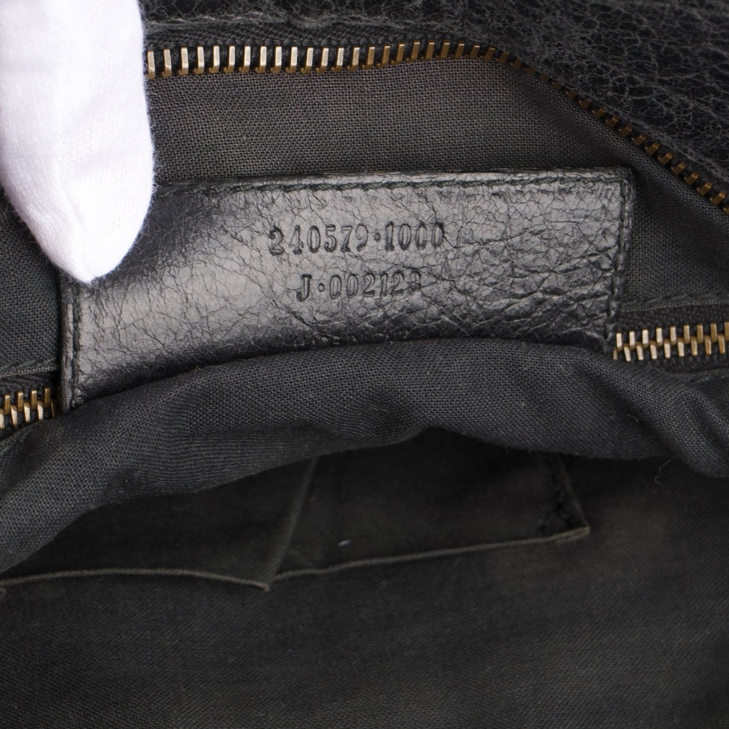 Balenciaga Black Leather City Handbag