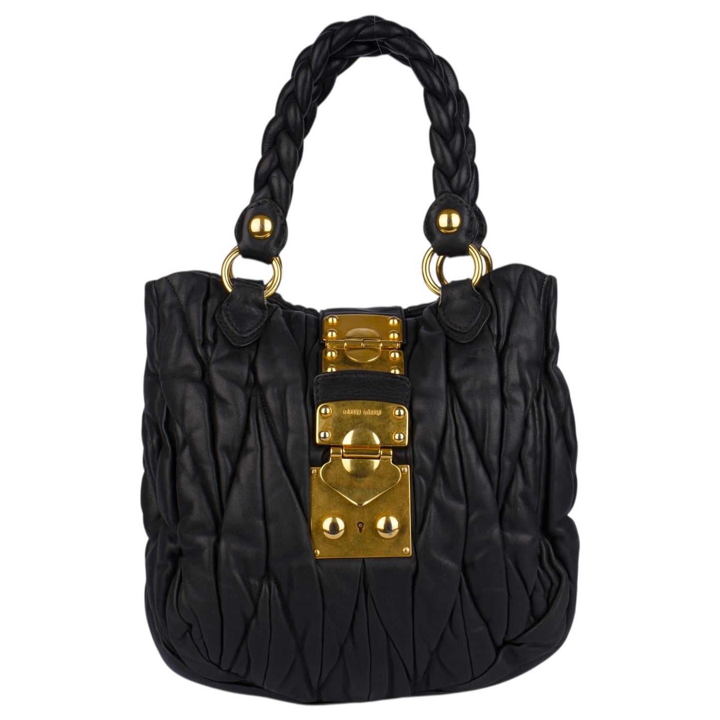 Miu Miu Quilted Leather Handbag