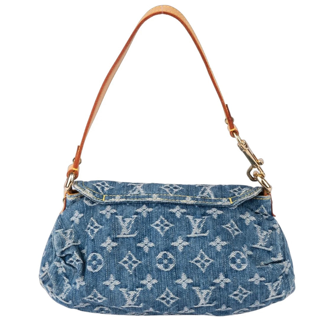 Louis Vuitton Denim Monogram Pleaty 2003 Handbag