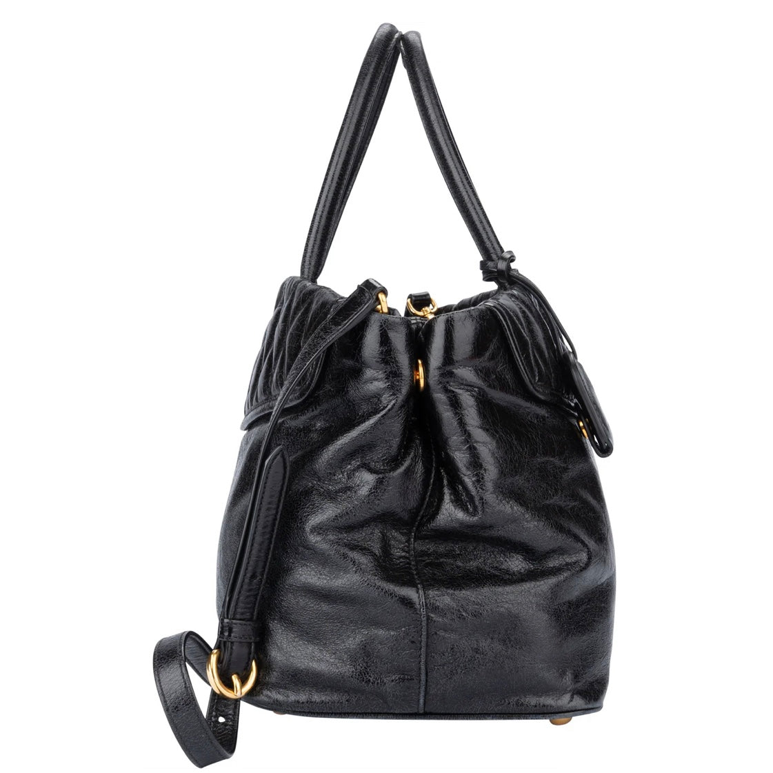 Miu Miu Matelasse Leather City Handbag