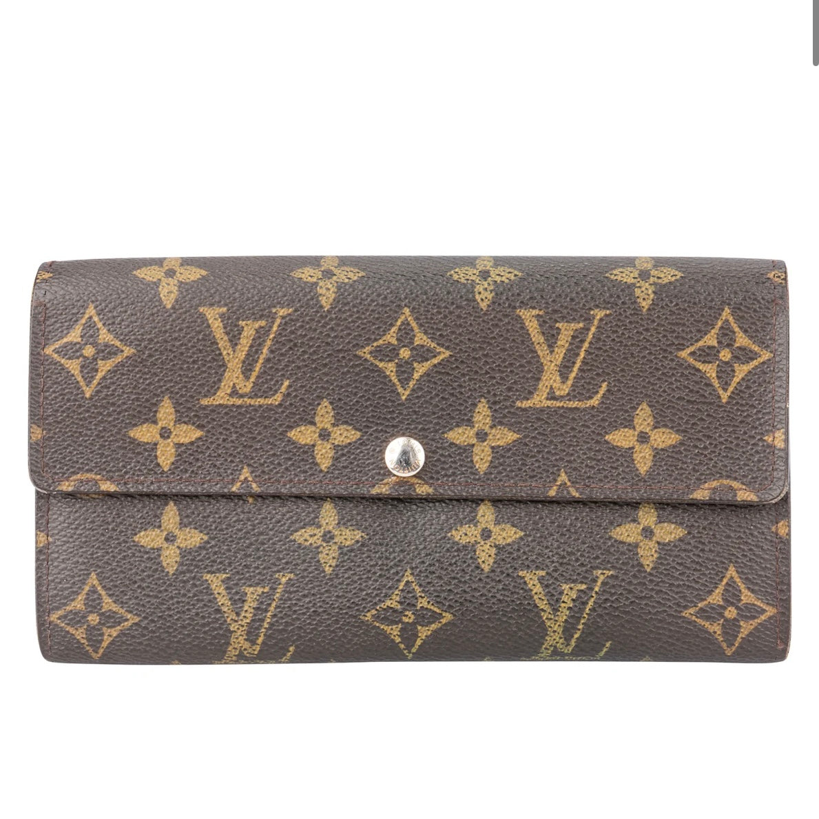 Louis Vuitton Canvas Monogram Sarah Wallet