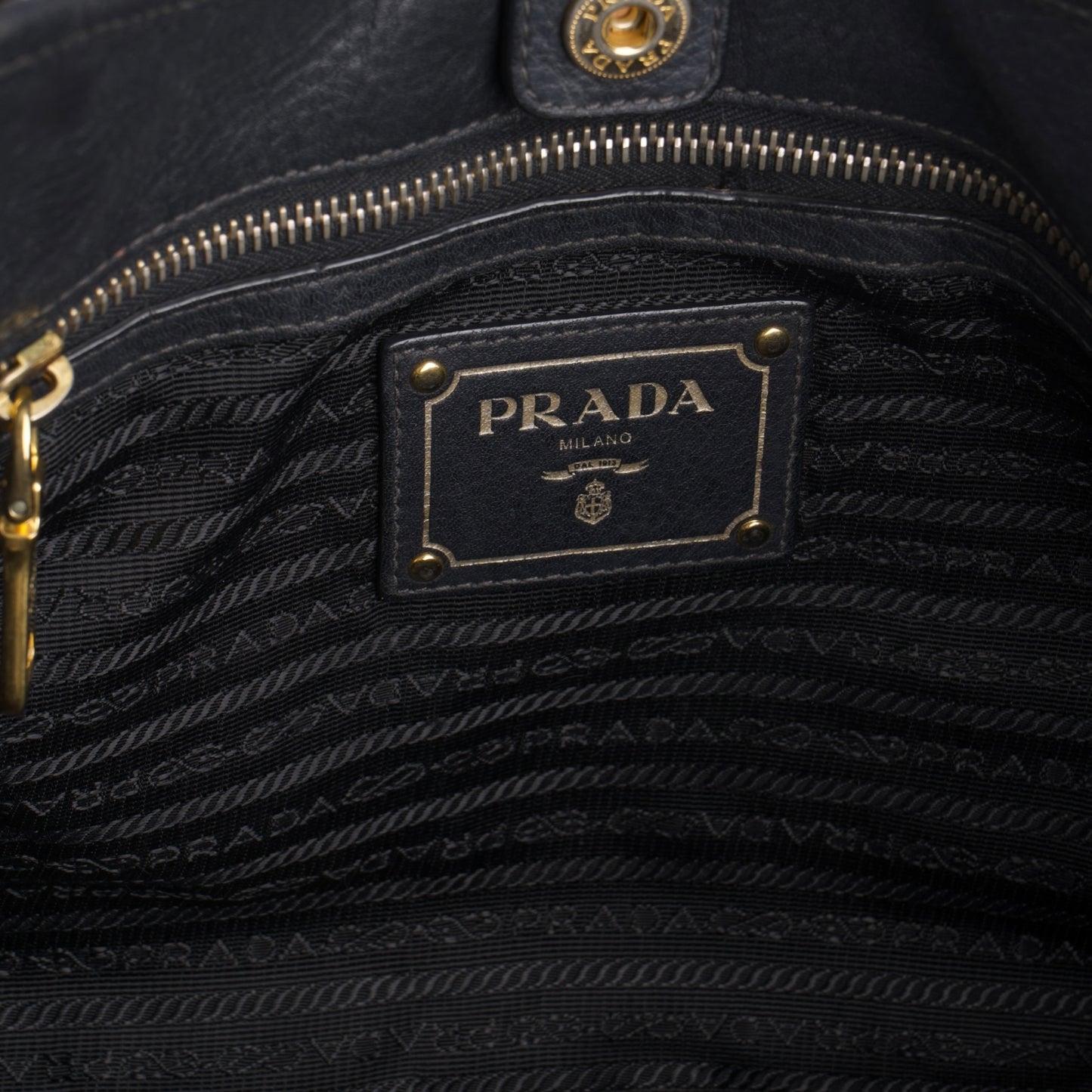 Prada Black Nylon Tessuto Handbag