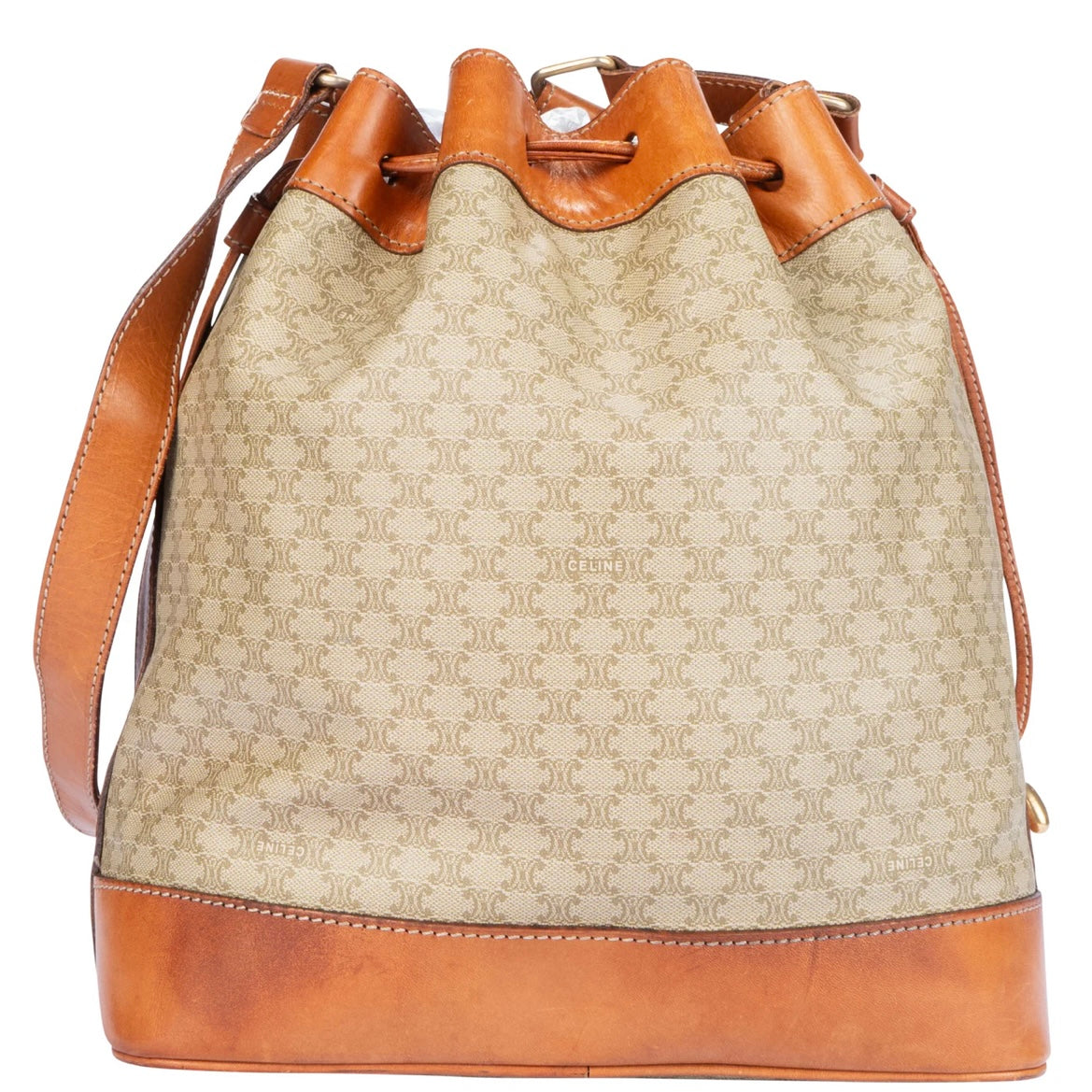Celine Monogram Macadam Bucket Bag