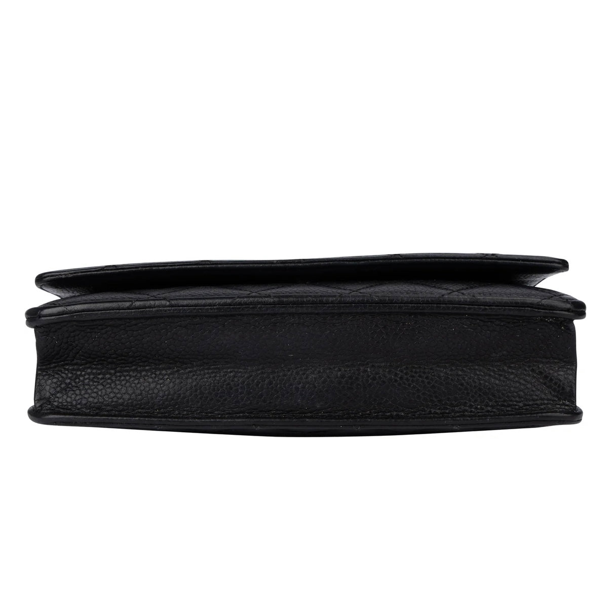 Chanel Quilted Caviar Leather Wallet On Chain Crossbody Bag