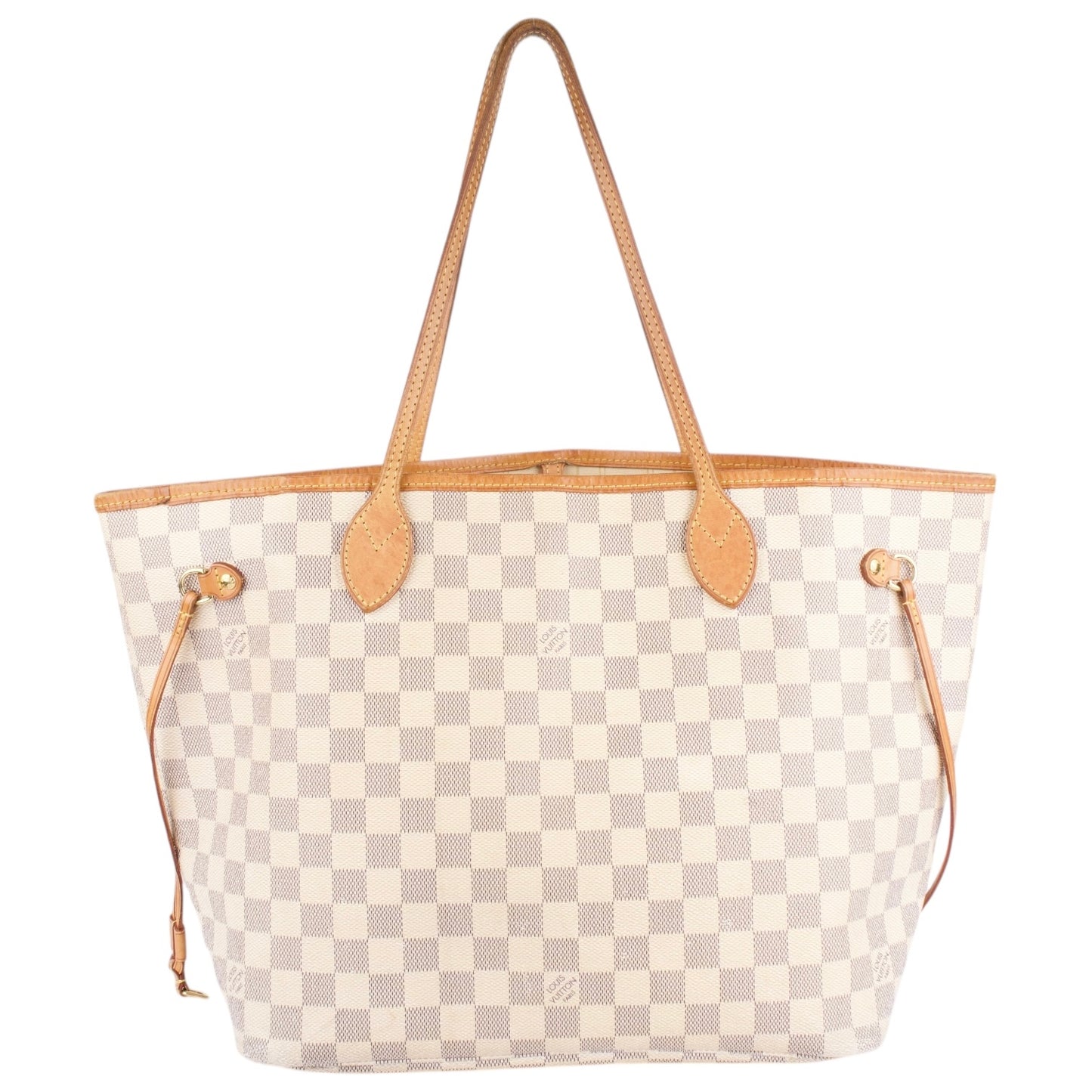 Louis Vuitton Damier Azur Neverfull MM Shopper Bag