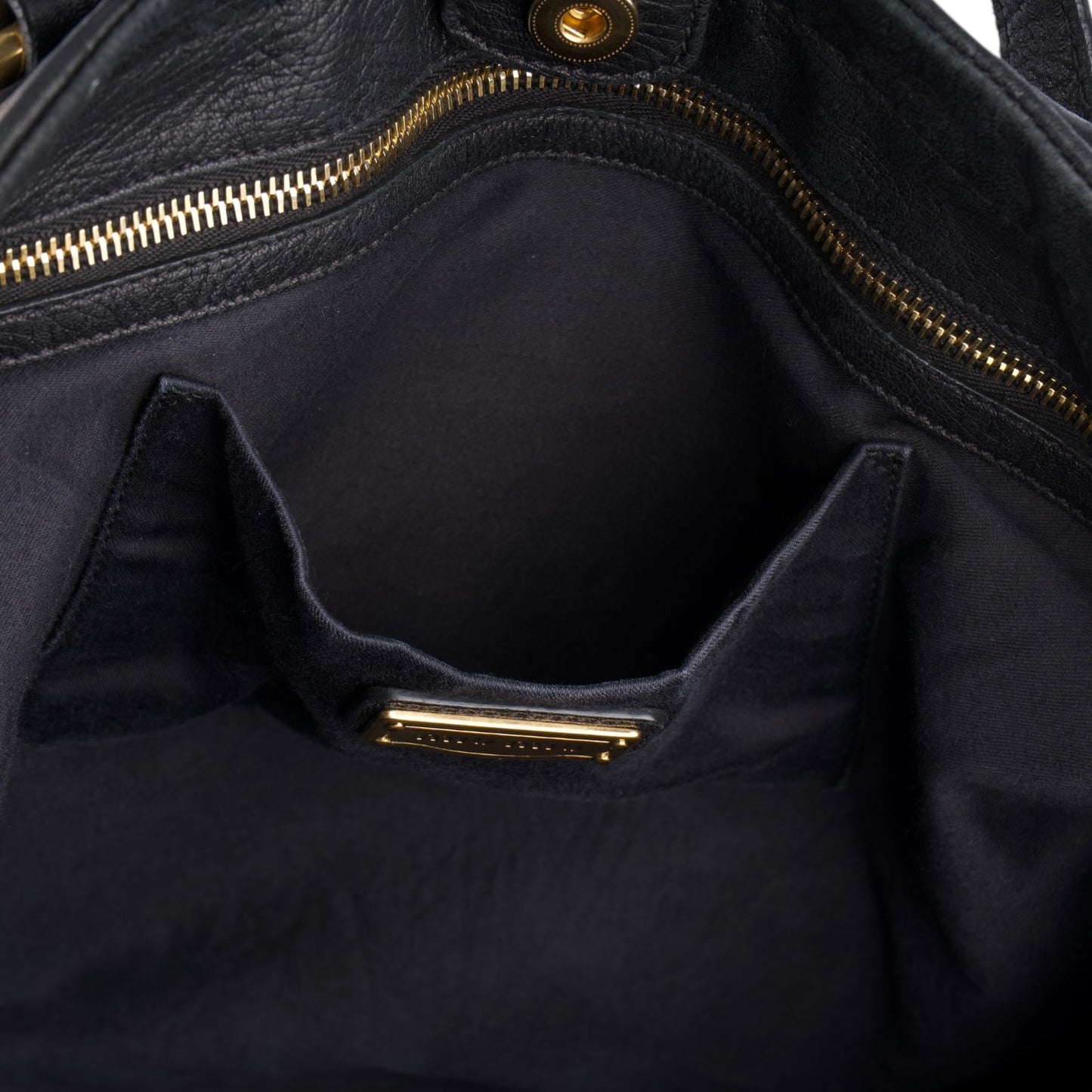 Miu Miu Vitello Leather Tote Bag
