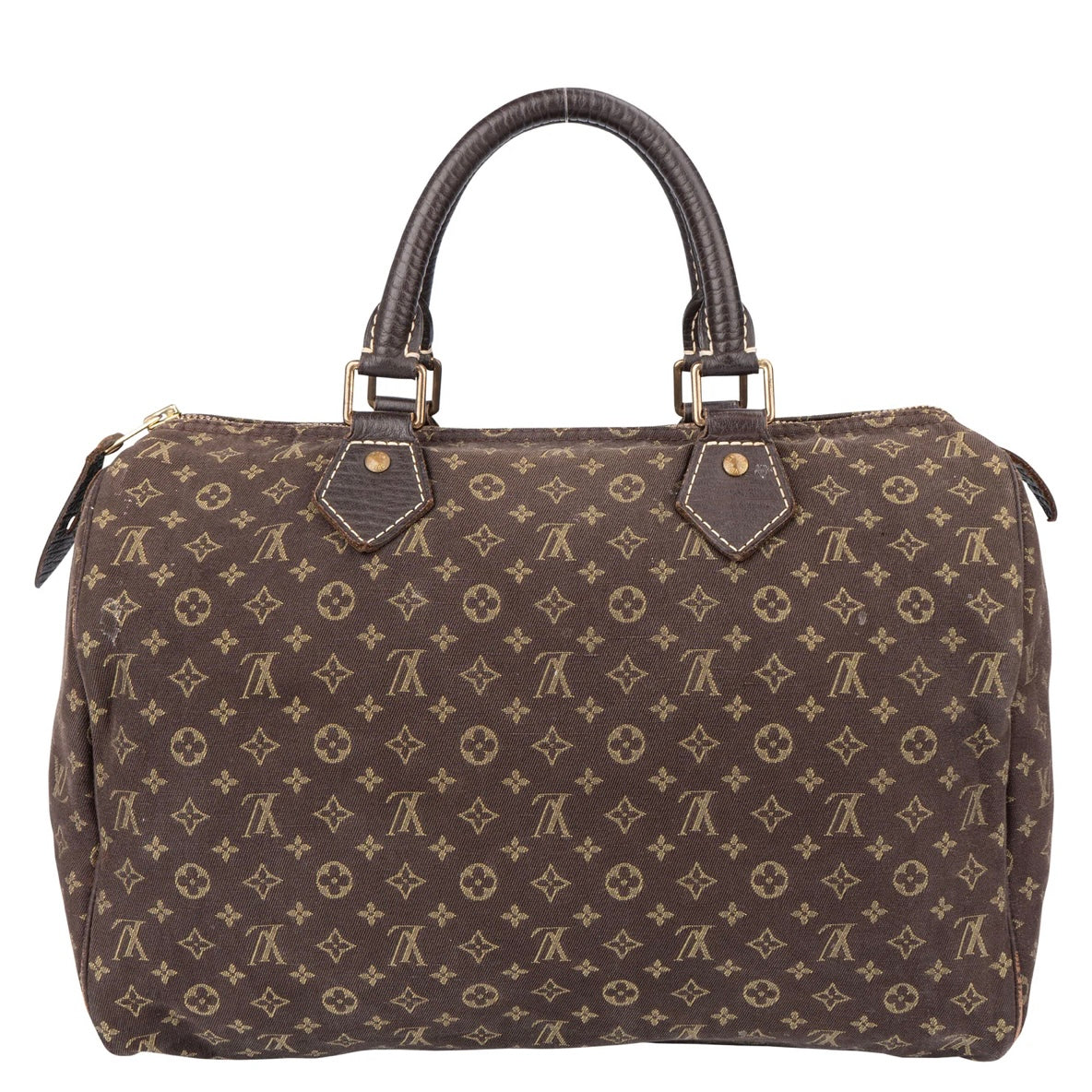 Louis Vuitton Mini Lin Monogram Speedy 30 Handbag