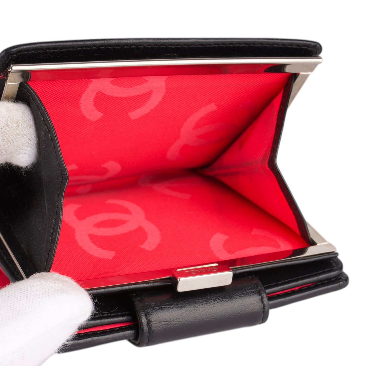 Chanel Quilted Ligne Cambon Bifold Wallet