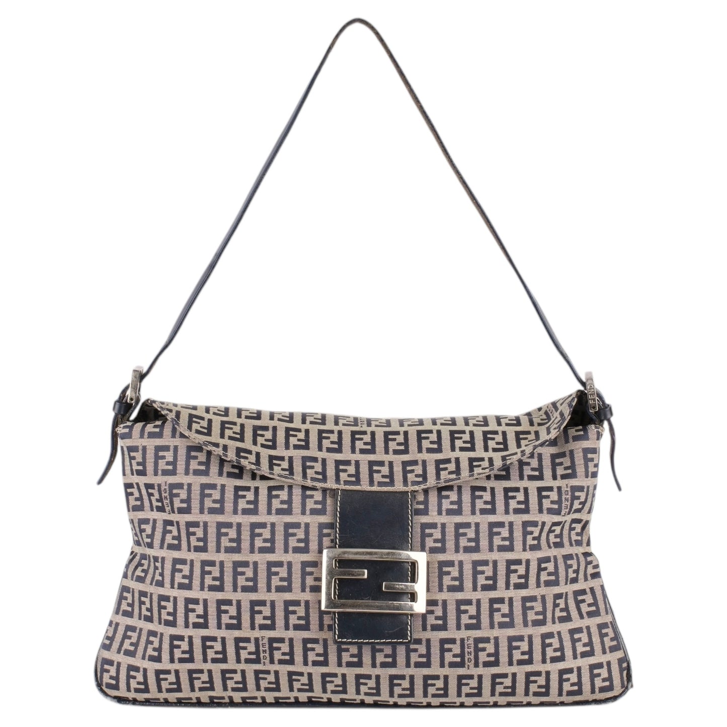 Fendi FF Zucchino Shoulder Bag