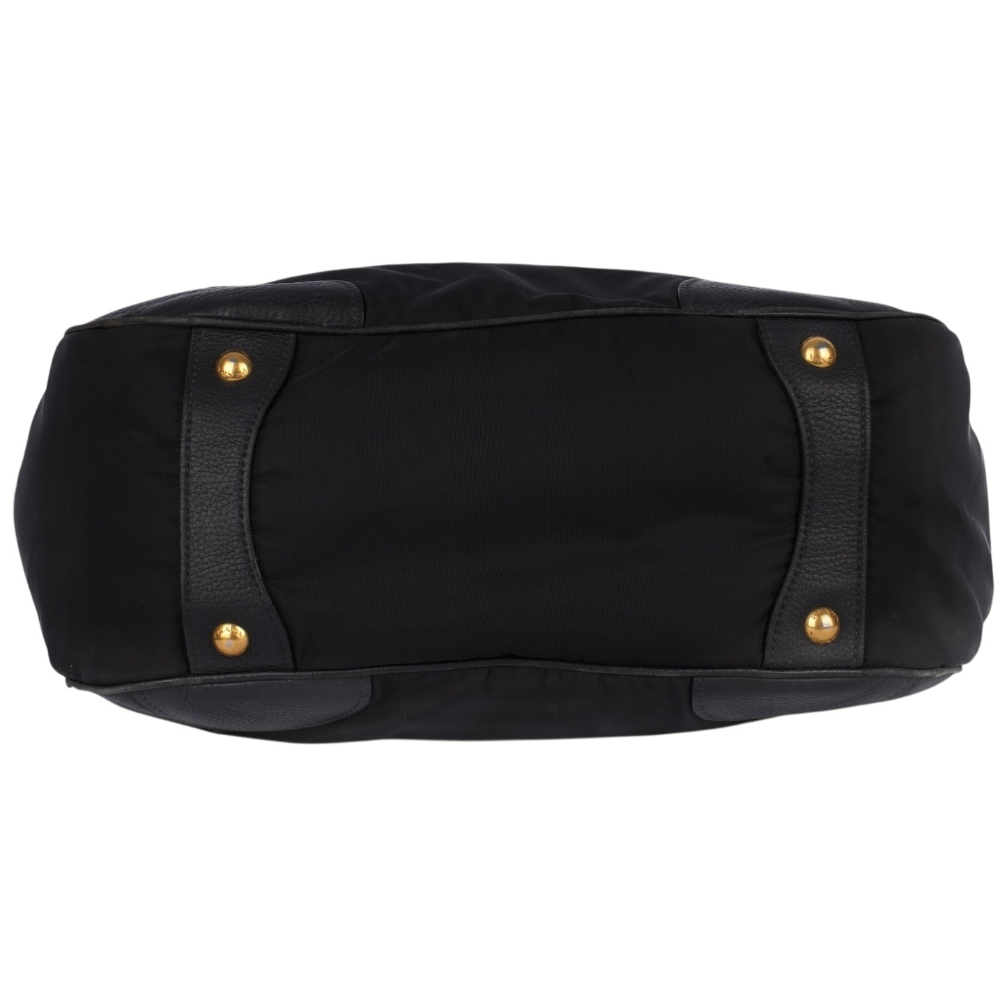 Prada Tessuto Nylon Vitello Daino Shoulder Bag