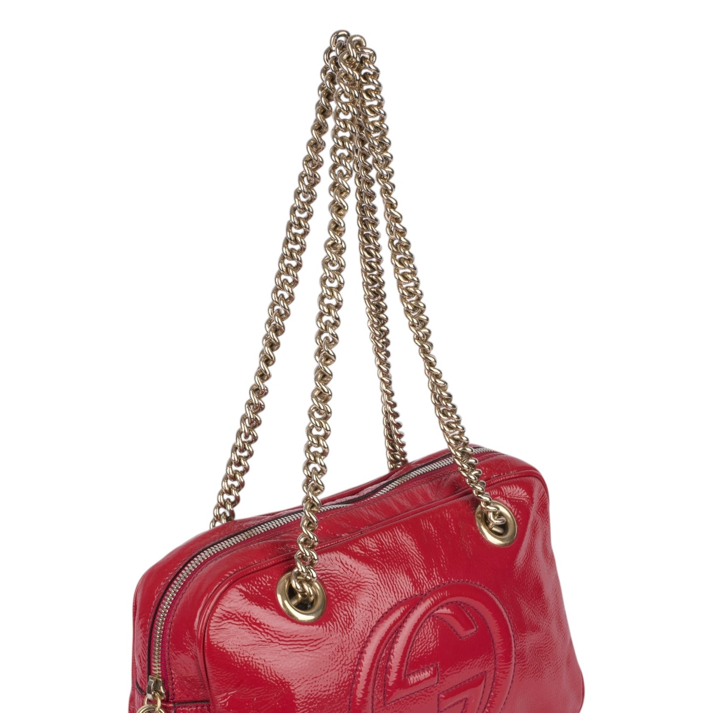 Gucci Soho Patent Leather Shoulder Bag