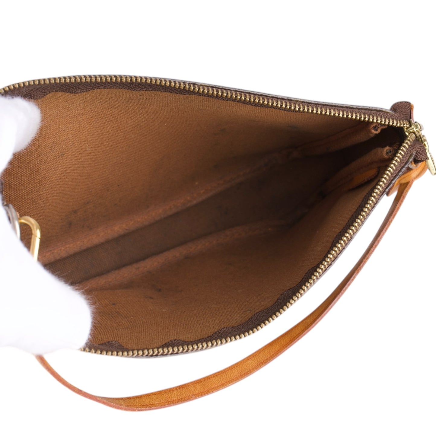 Louis Vuitton Canvas Monogram Pochette Accessoire Handbag