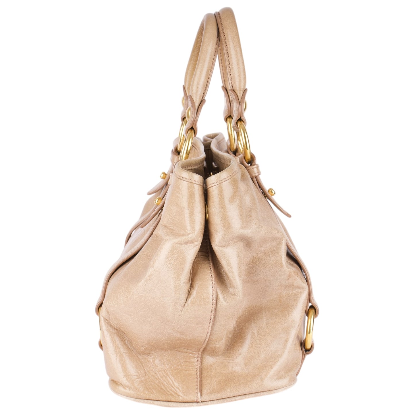 Miu Miu Leather City Handbag