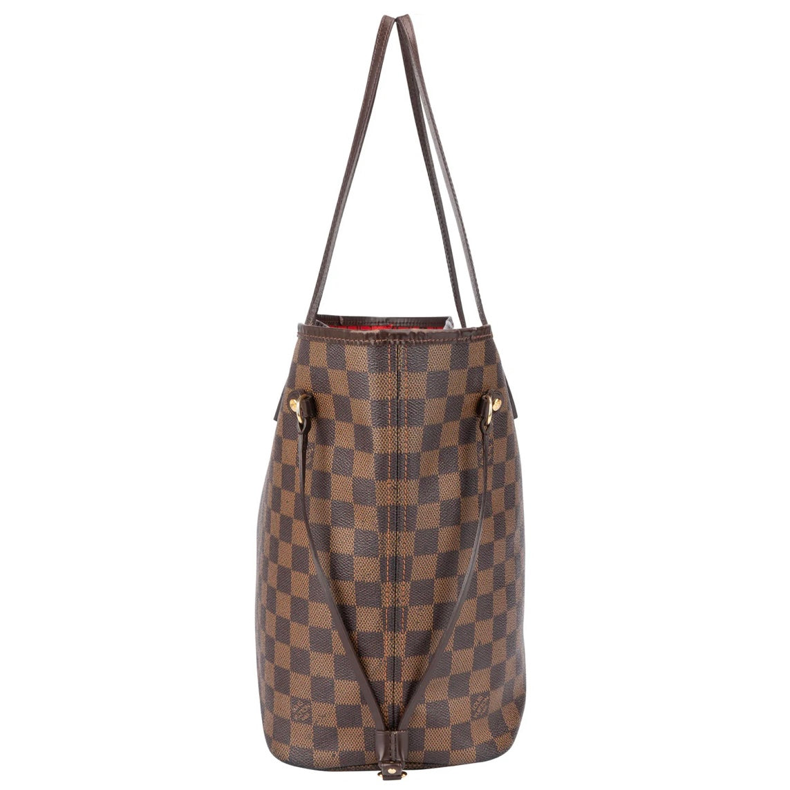Louis Vuitton Damier Ebene Monogram Neverfull MM Shopper Bag
