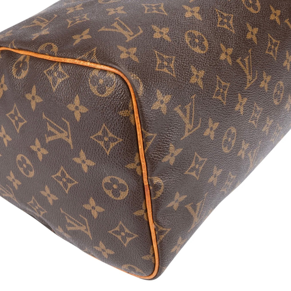 Louis Vuitton Canvas Monogram Speedy 30 Handbag