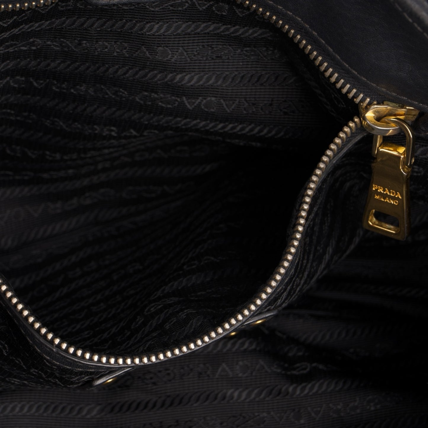 Prada Tessuto Nylon Vitello Daino Shoulder Bag