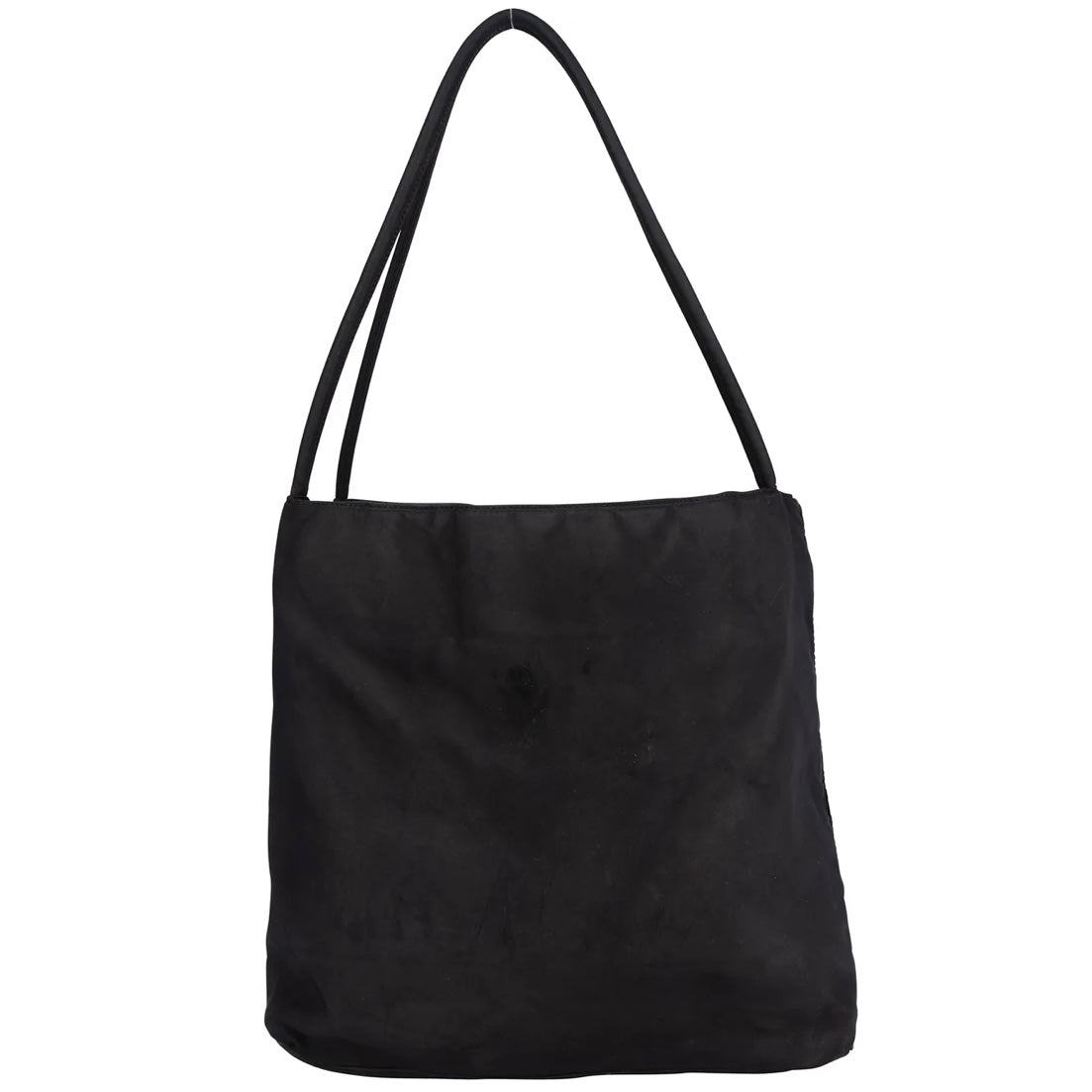 Prada Black Triangle Nylon Shoulder Bag
