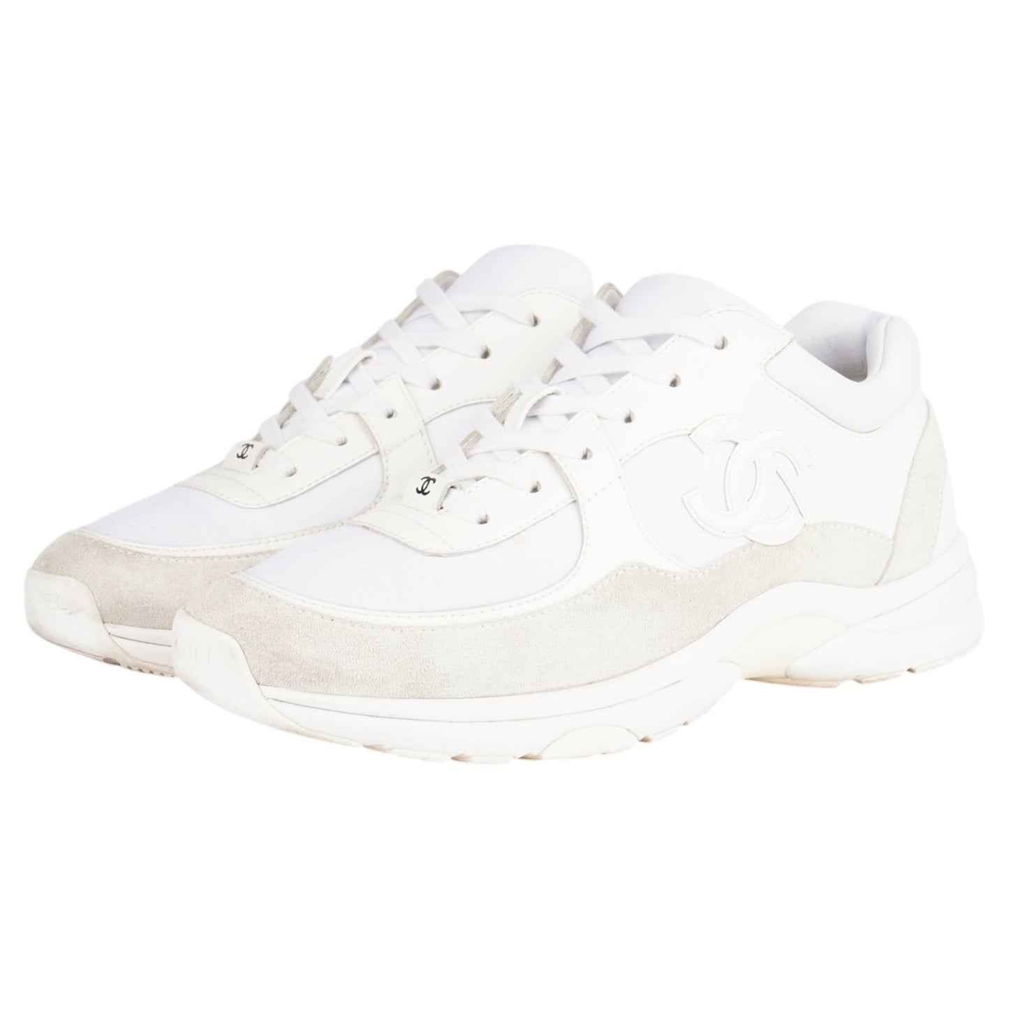 Chanel CC Suede Sneaker
