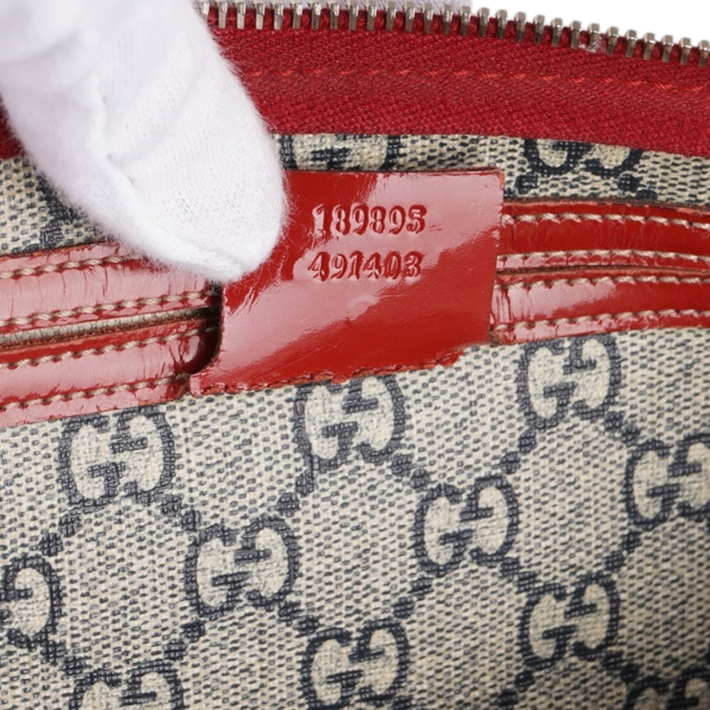 Gucci GG Supreme Tattoo Heart Joy Boston Bag