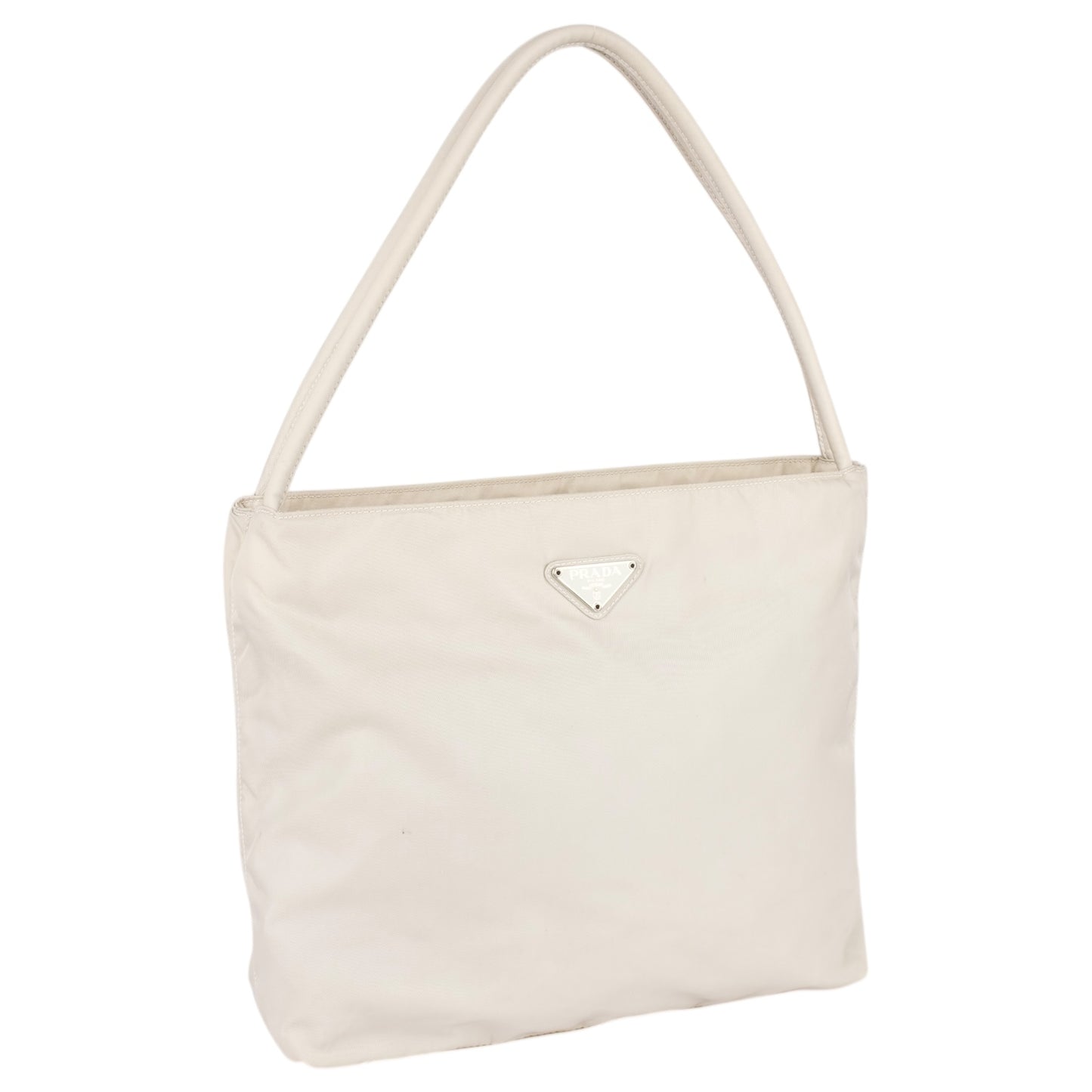 Prada Nylon Triangle Tote Bag