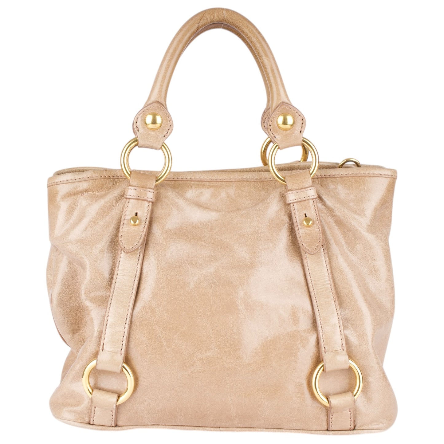 Miu Miu Leather City Handbag