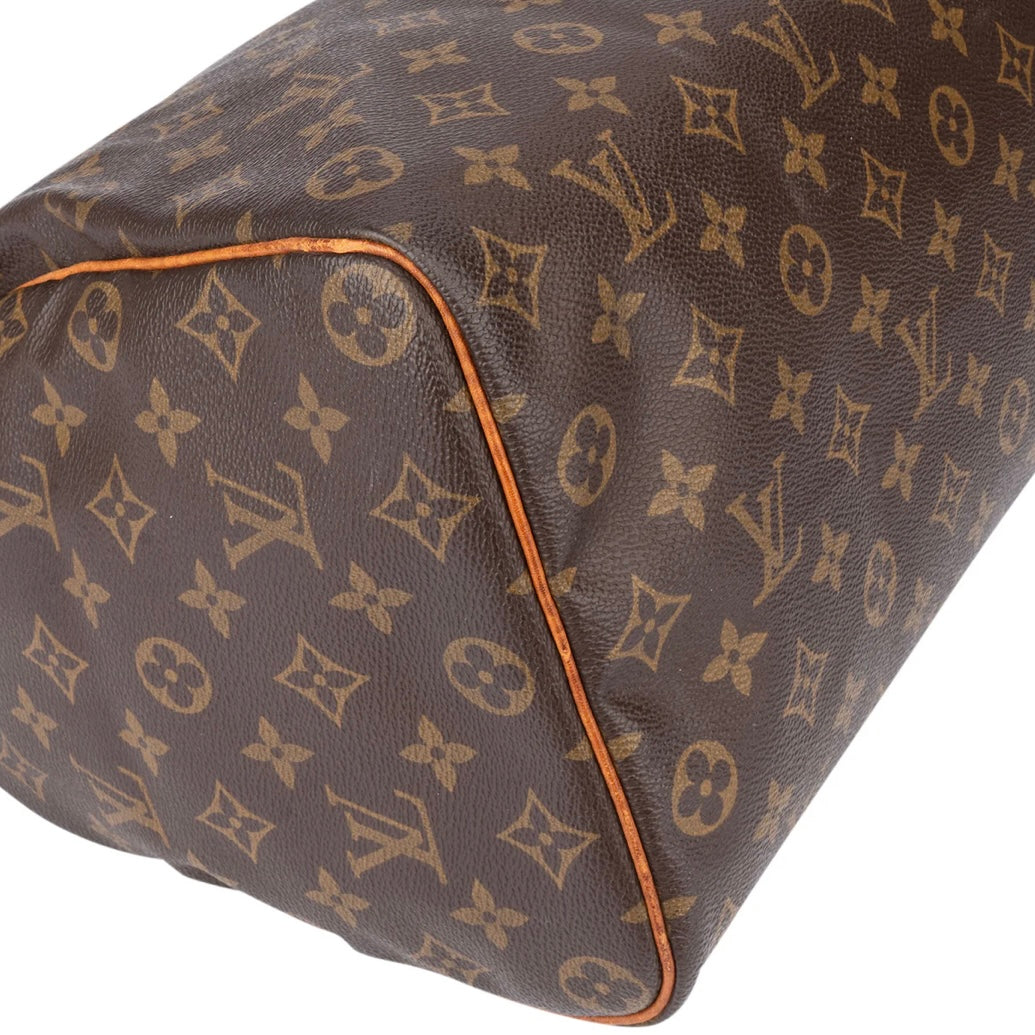 Louis Vuitton Canvas Monogram Speedy 30 Handbag