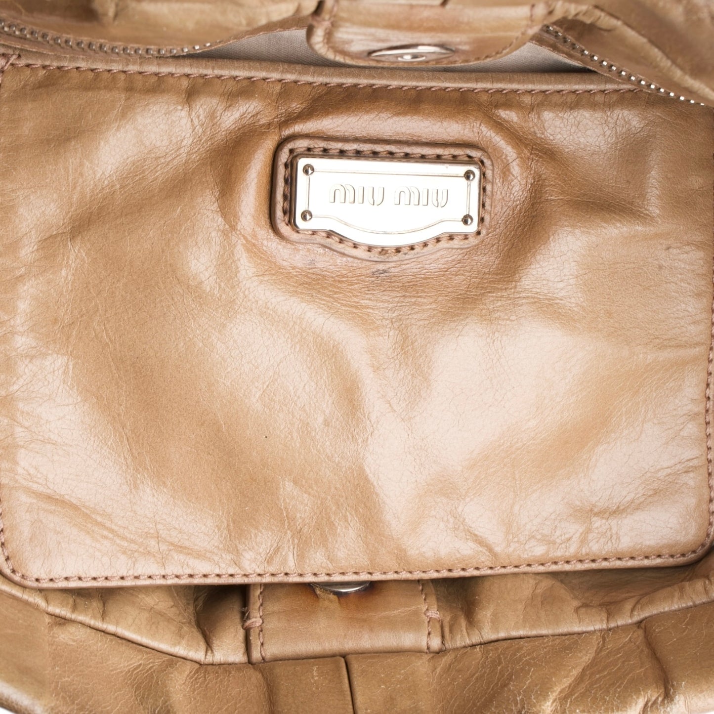 Miu Miu Classic Leather Handbag