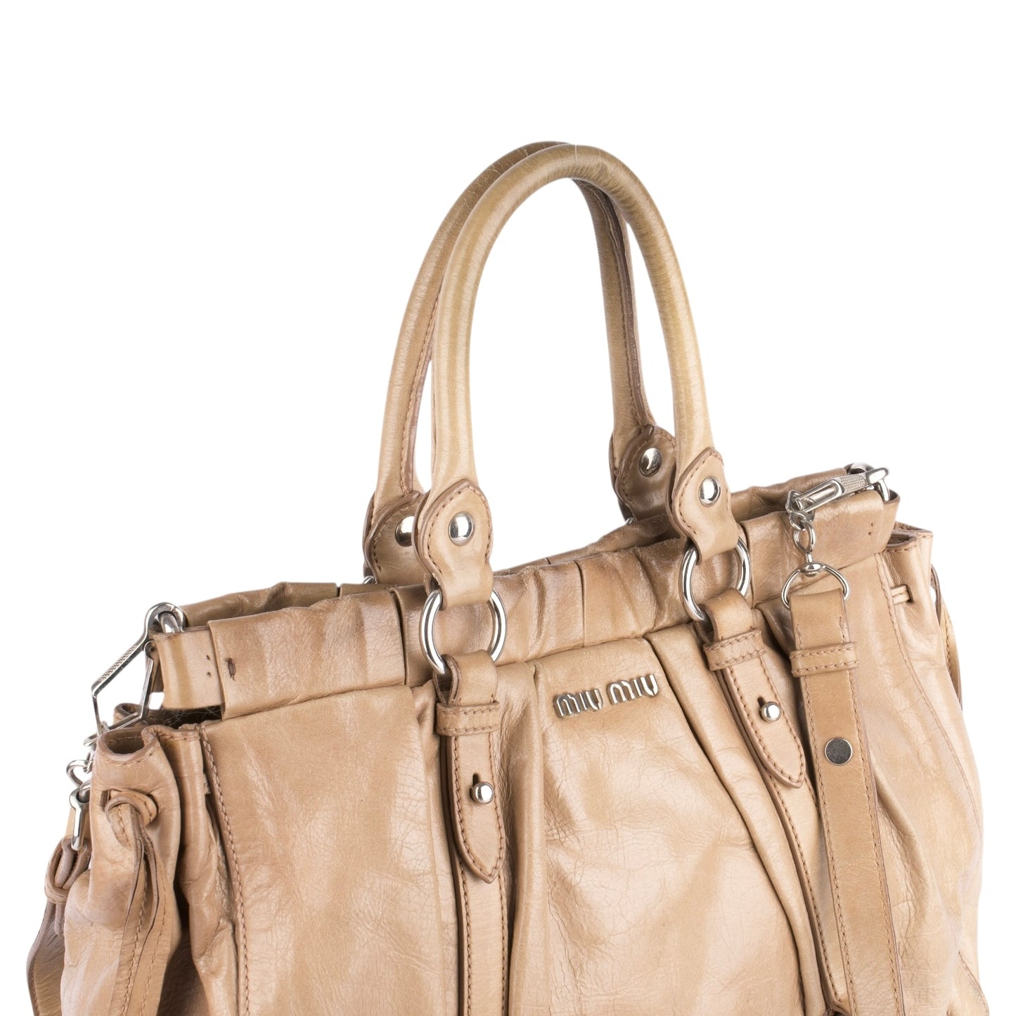 Miu Miu Classic Leather Handbag