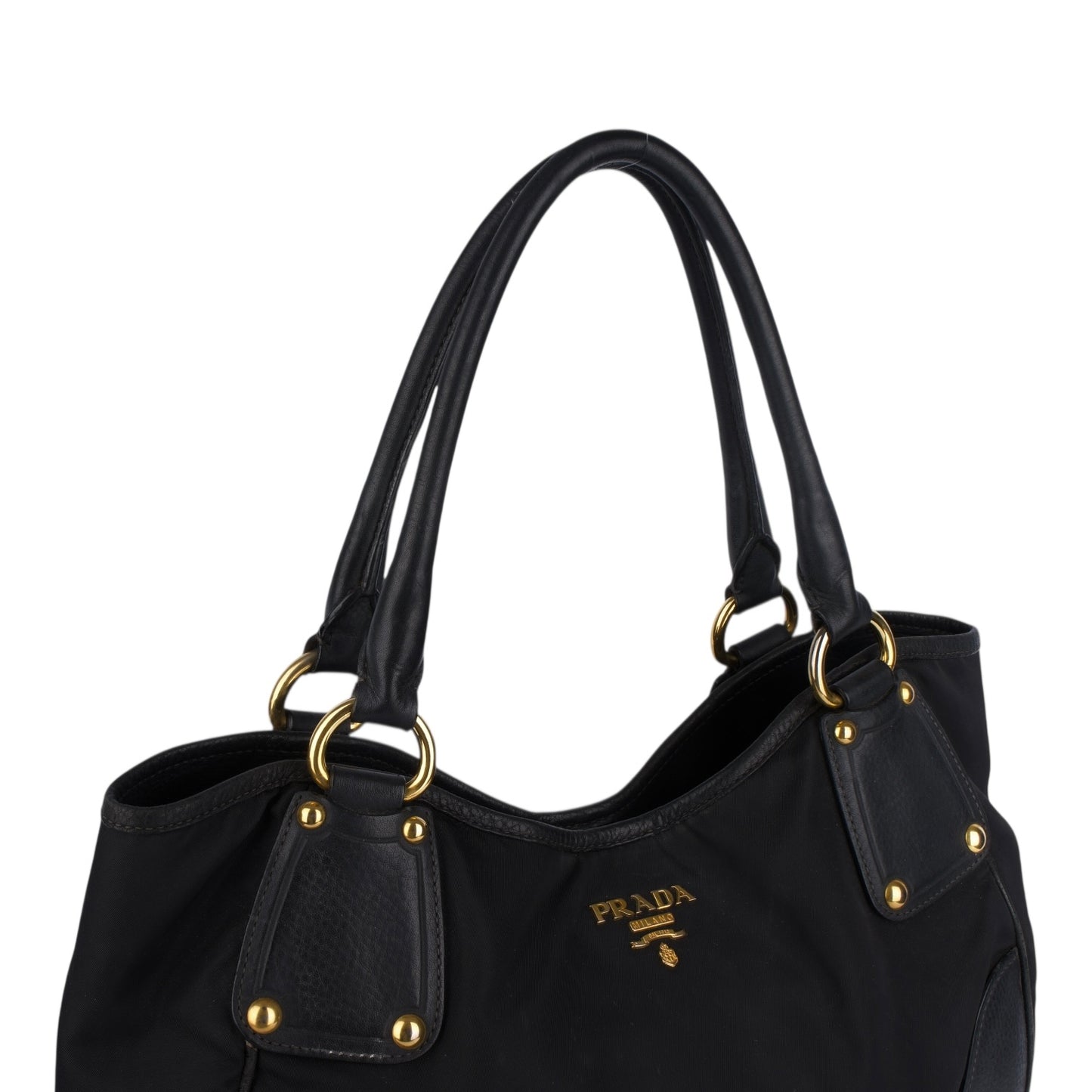 Prada Black Nylon Tessuto Handbag
