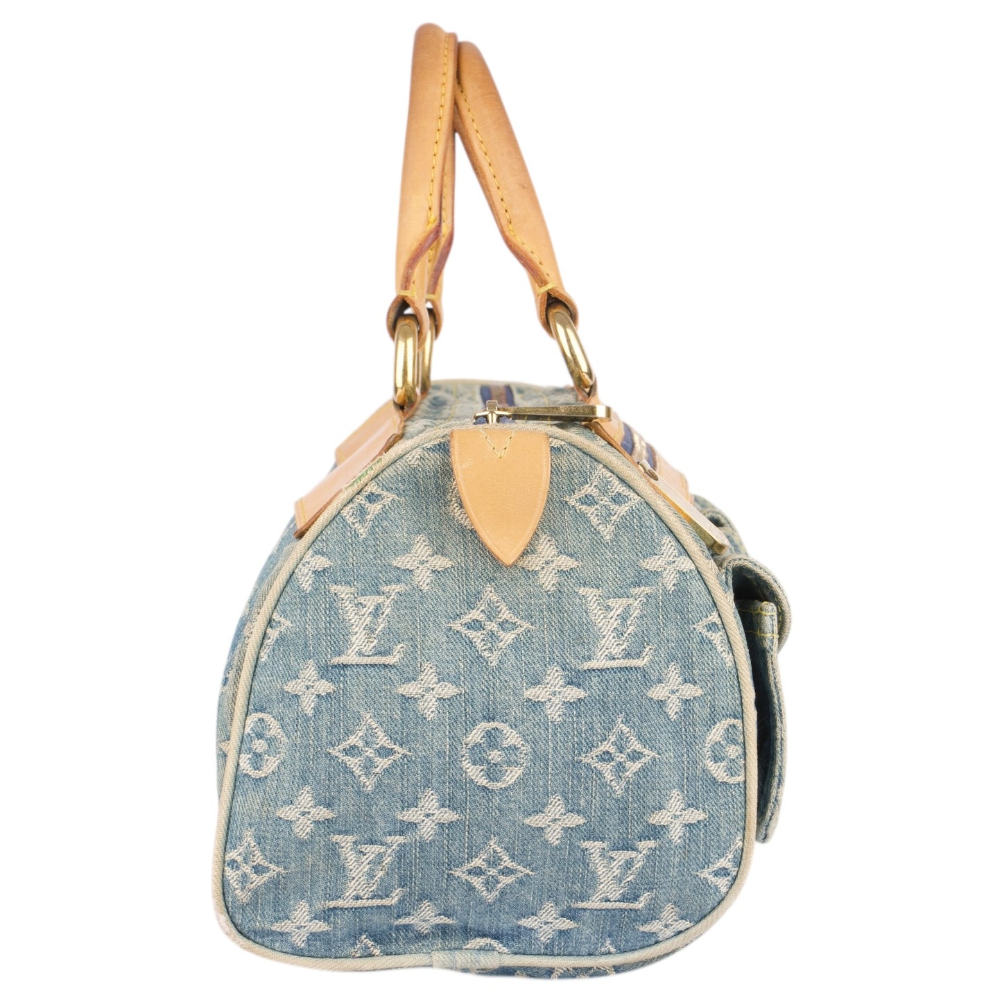 Louis Vuitton Denim Monogram Neo Speedy 30 Handbag