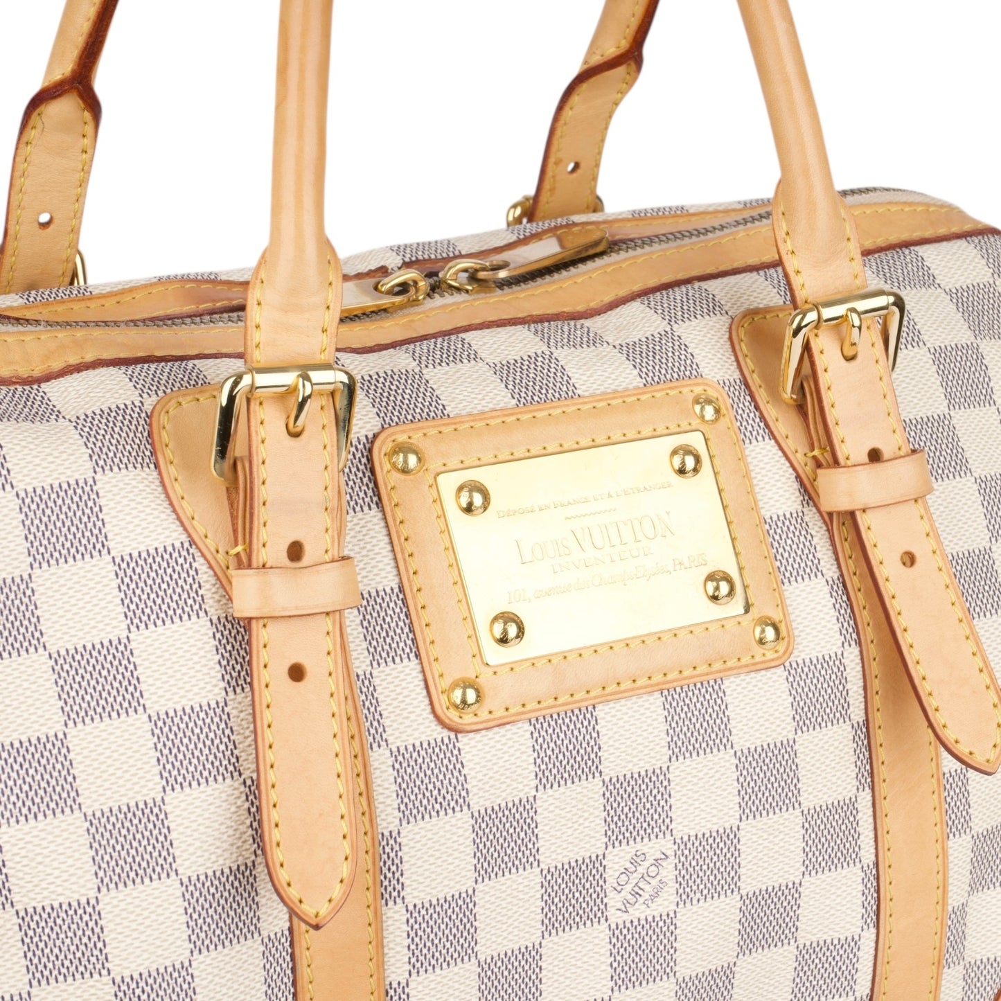 Louis Vuitton Damier Azur Berkeley Handbag