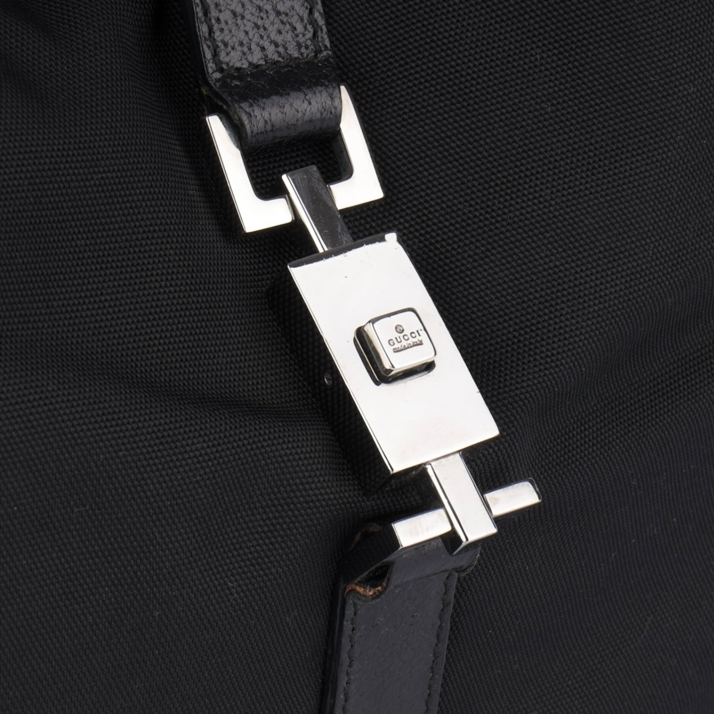 Gucci Black Leather Jackie Handbag