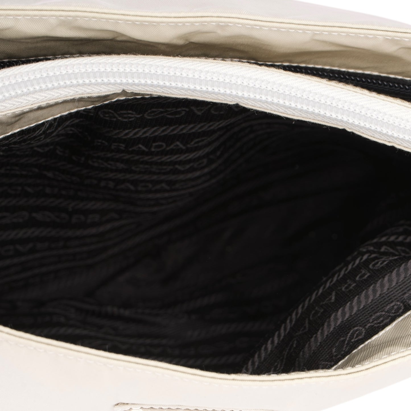 Prada Nylon Triangle Tote Bag