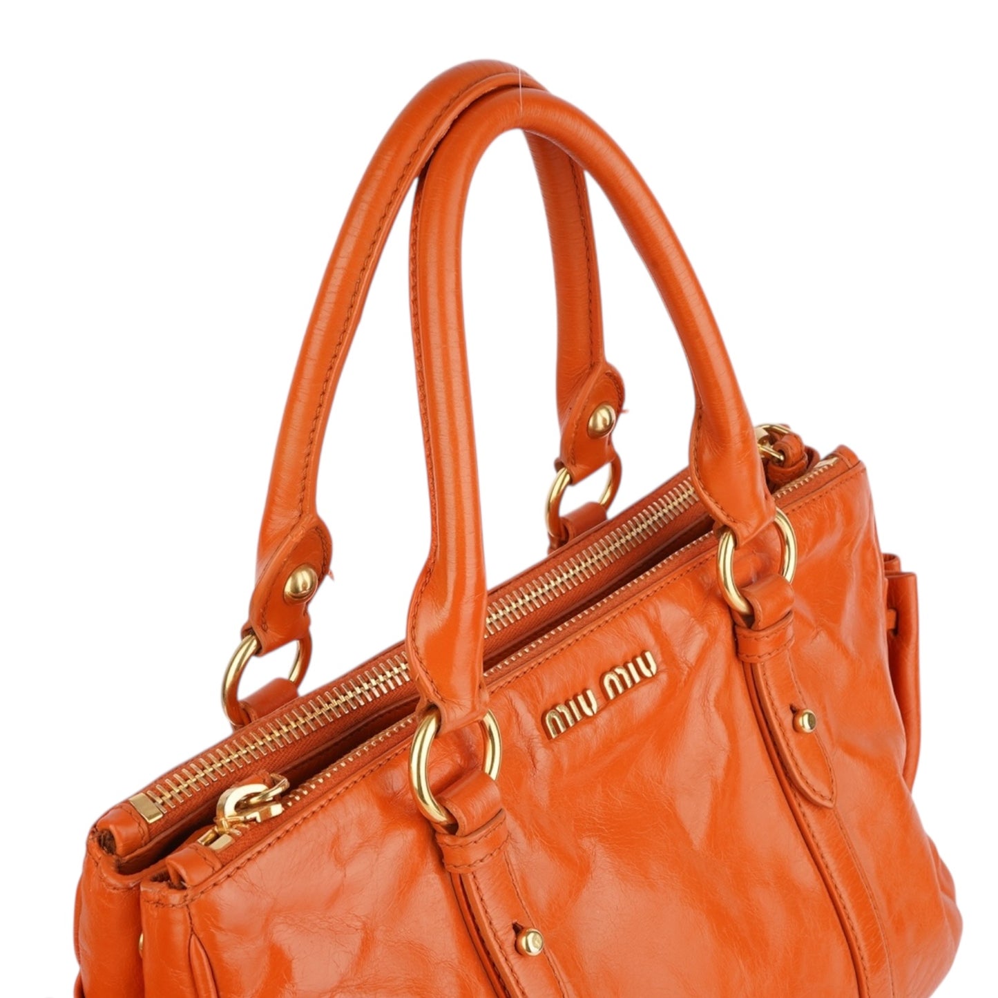 Miu Miu Vitello Leather Handbag