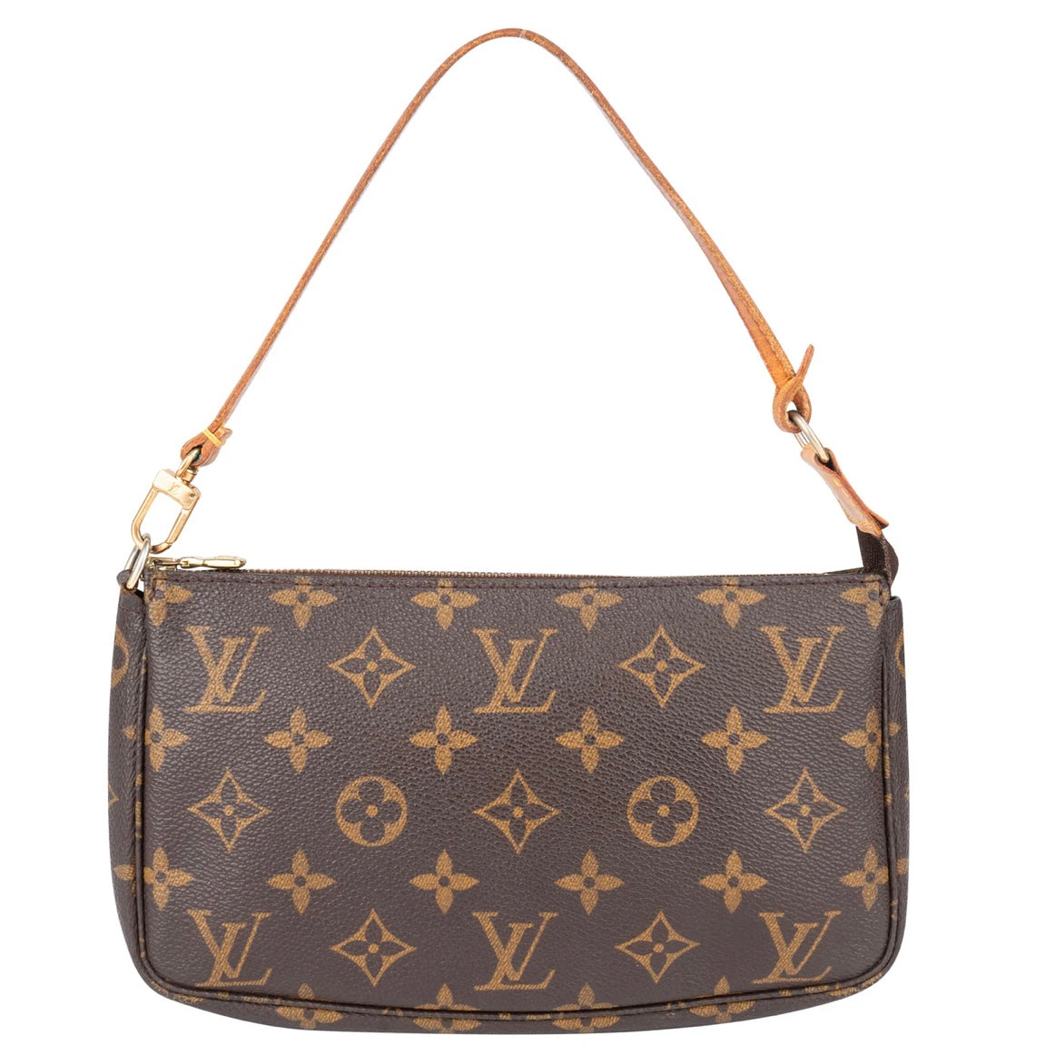 Louis Vuitton Canvas Monogram Pochette Accessory Handbag