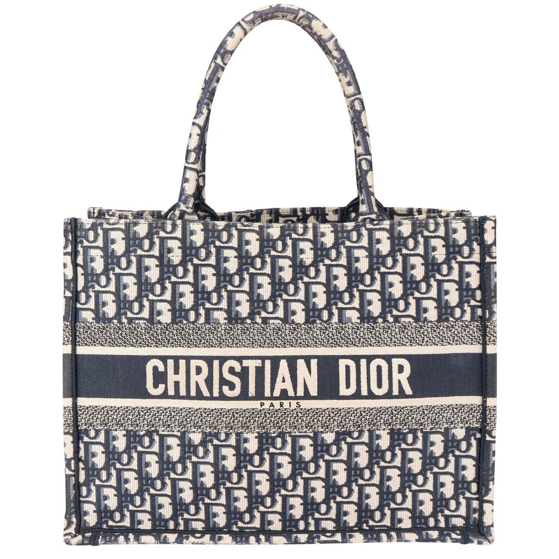 Christian Dior Trotter Monogram Medium Book Tote Handbag