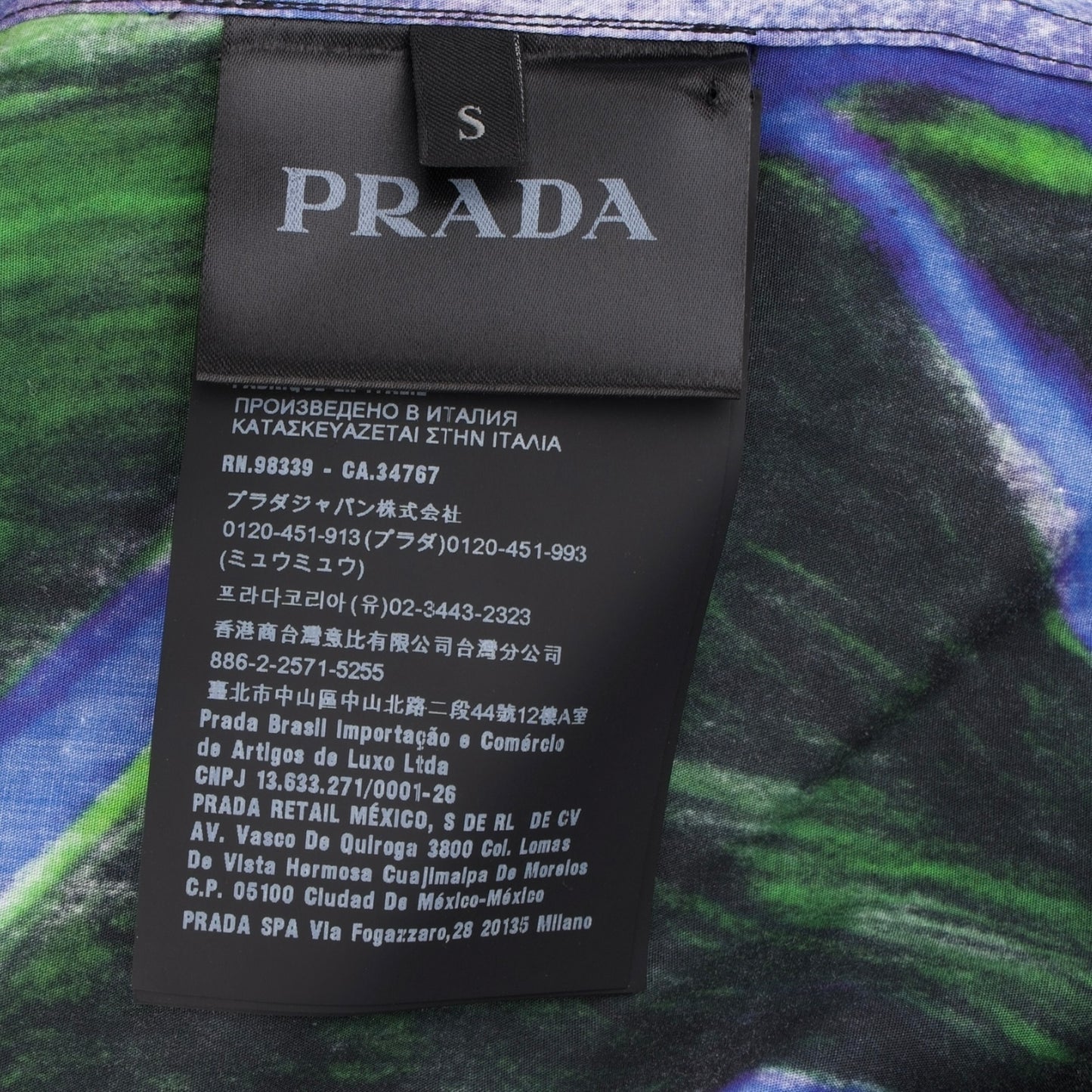 Prada Impossible True Love A/W 18 Bowling Shirt