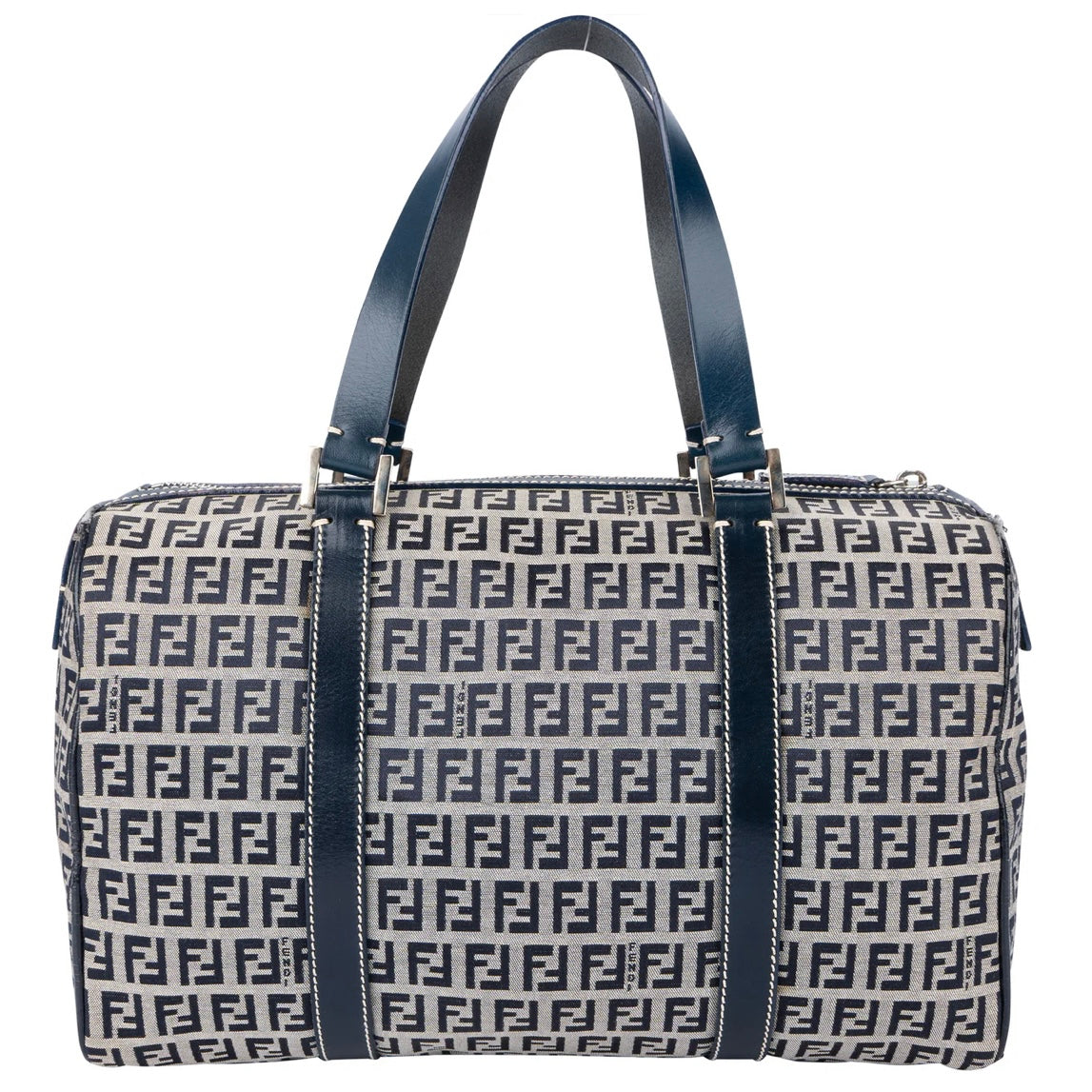 Fendi FF Monogram Boston Handbag