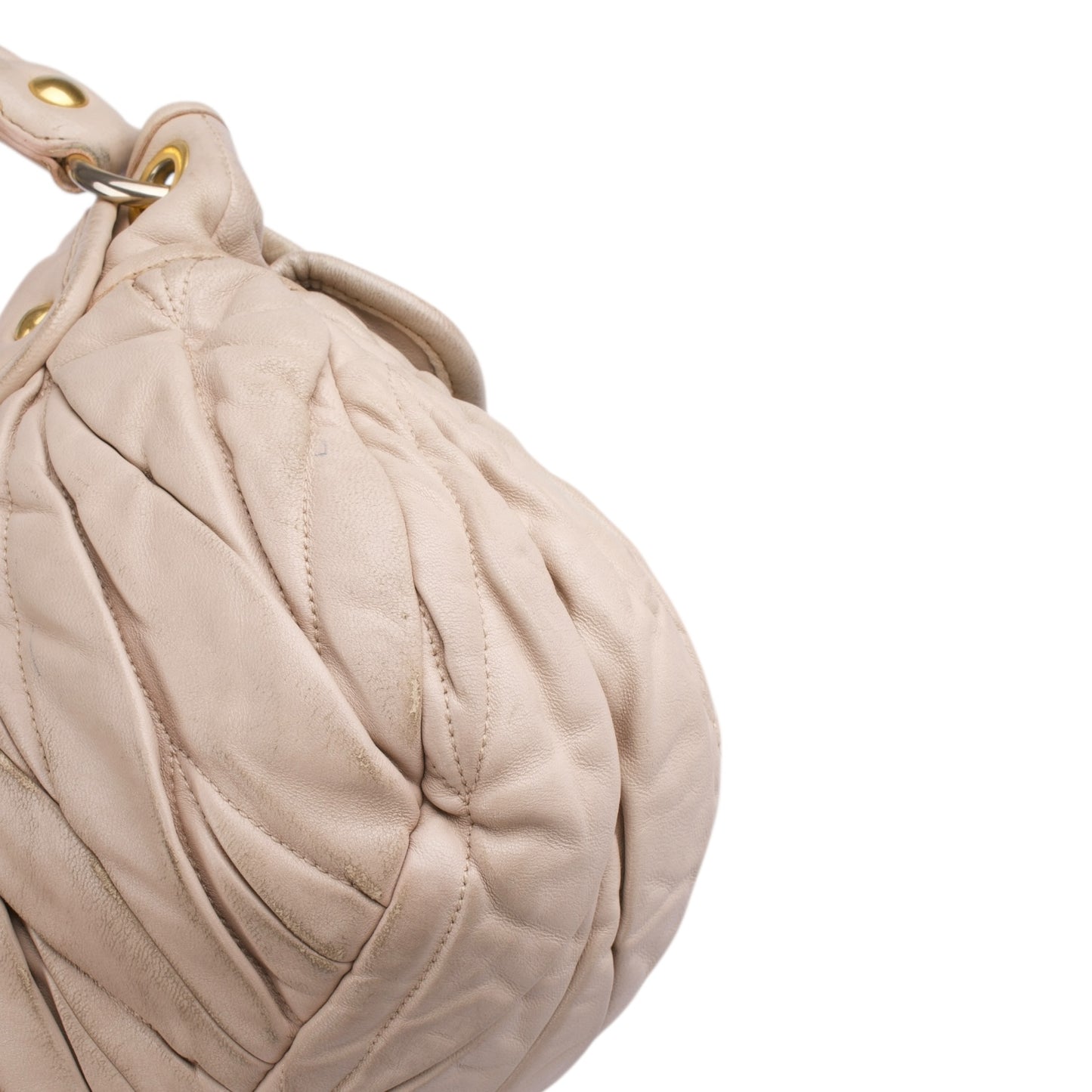 Miu Miu Matalassé Leather Handbag